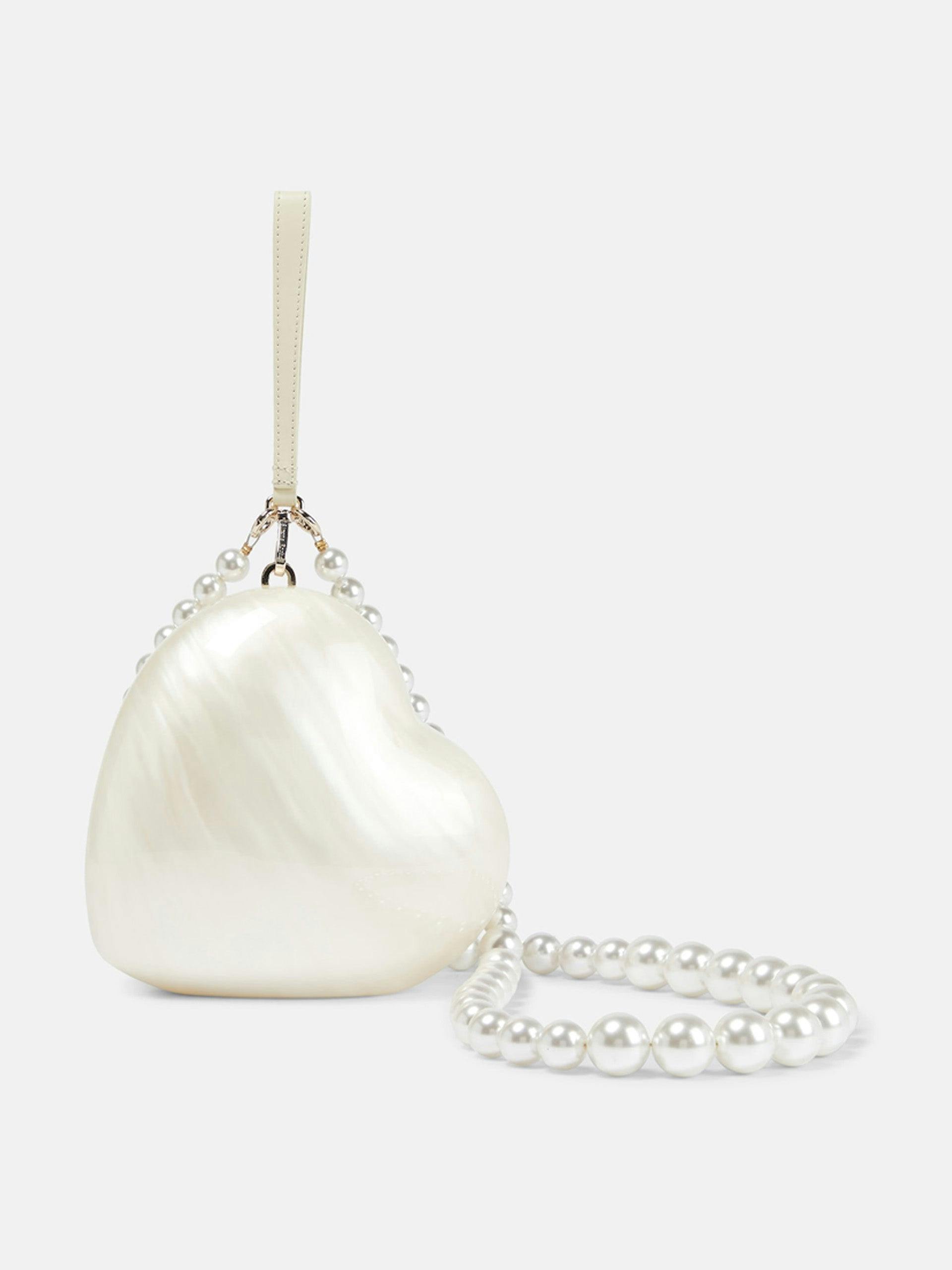 Pearl Heart medium bag