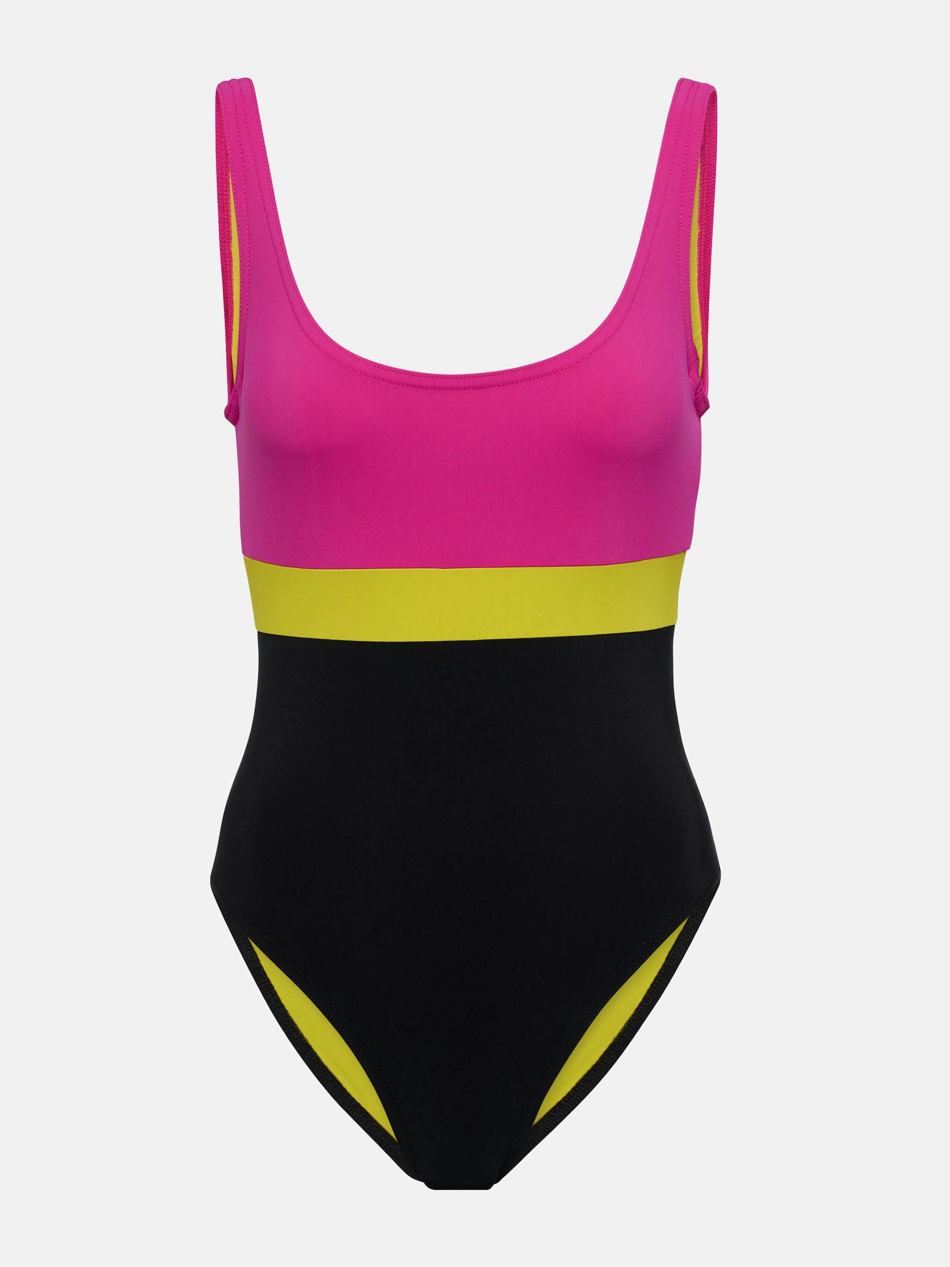 Colorblocked swimsuit