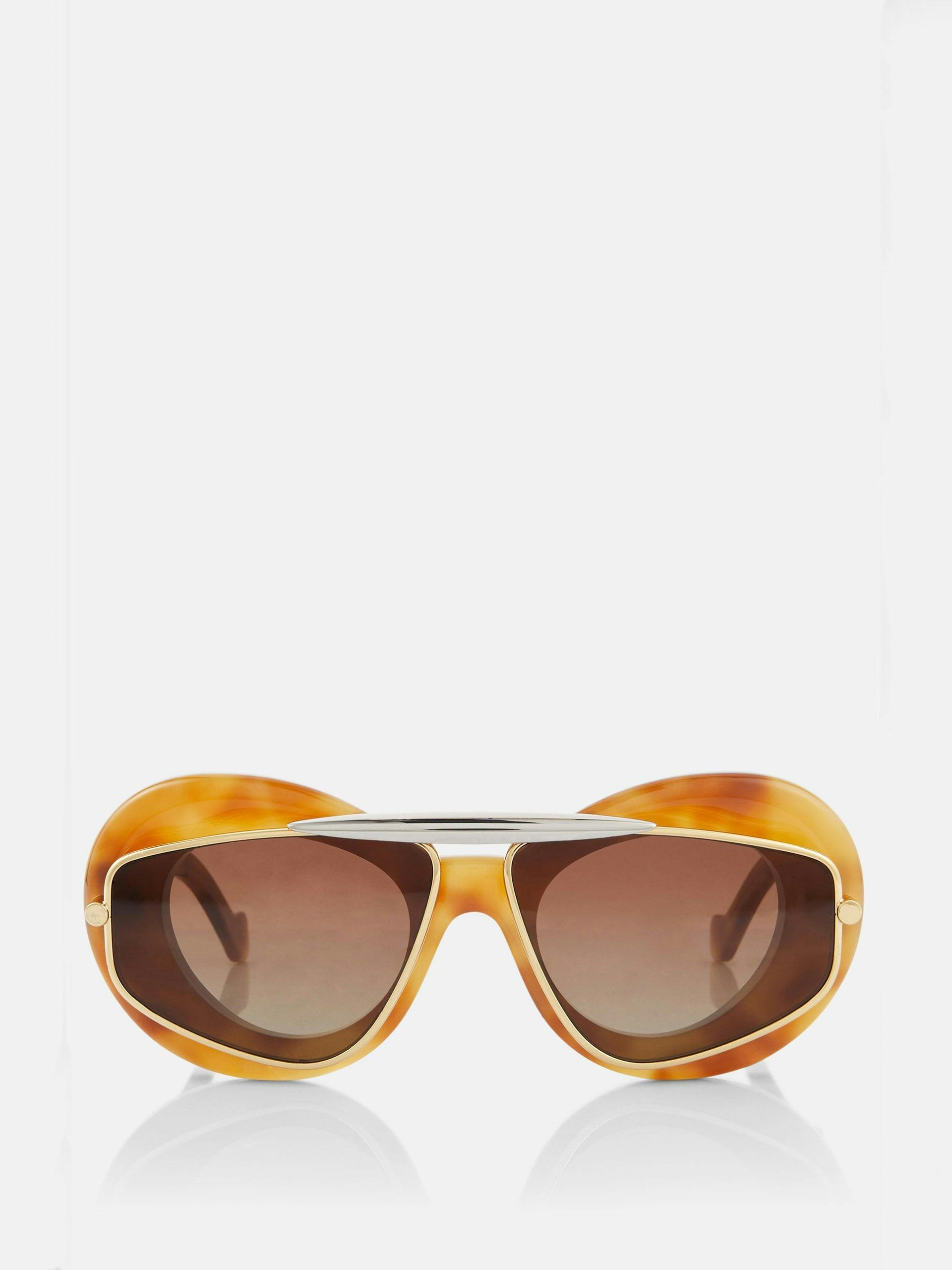 Wing aviator sunglasses