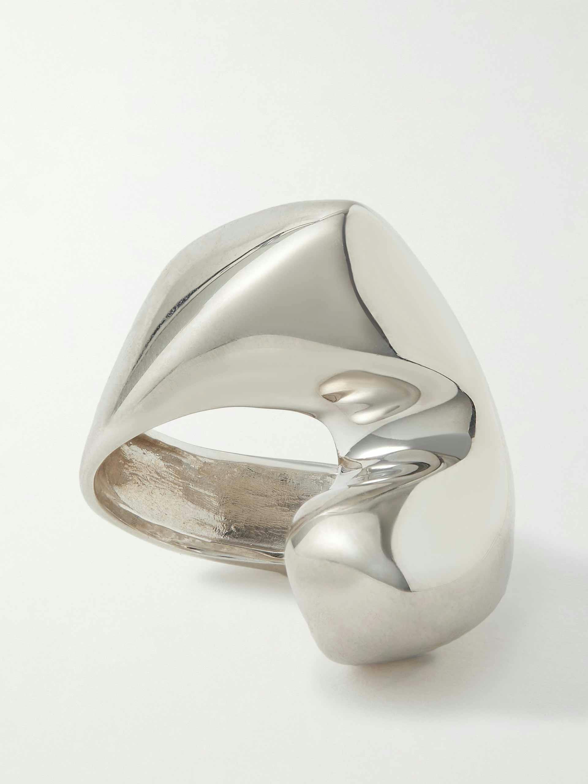 Recycled silver ring