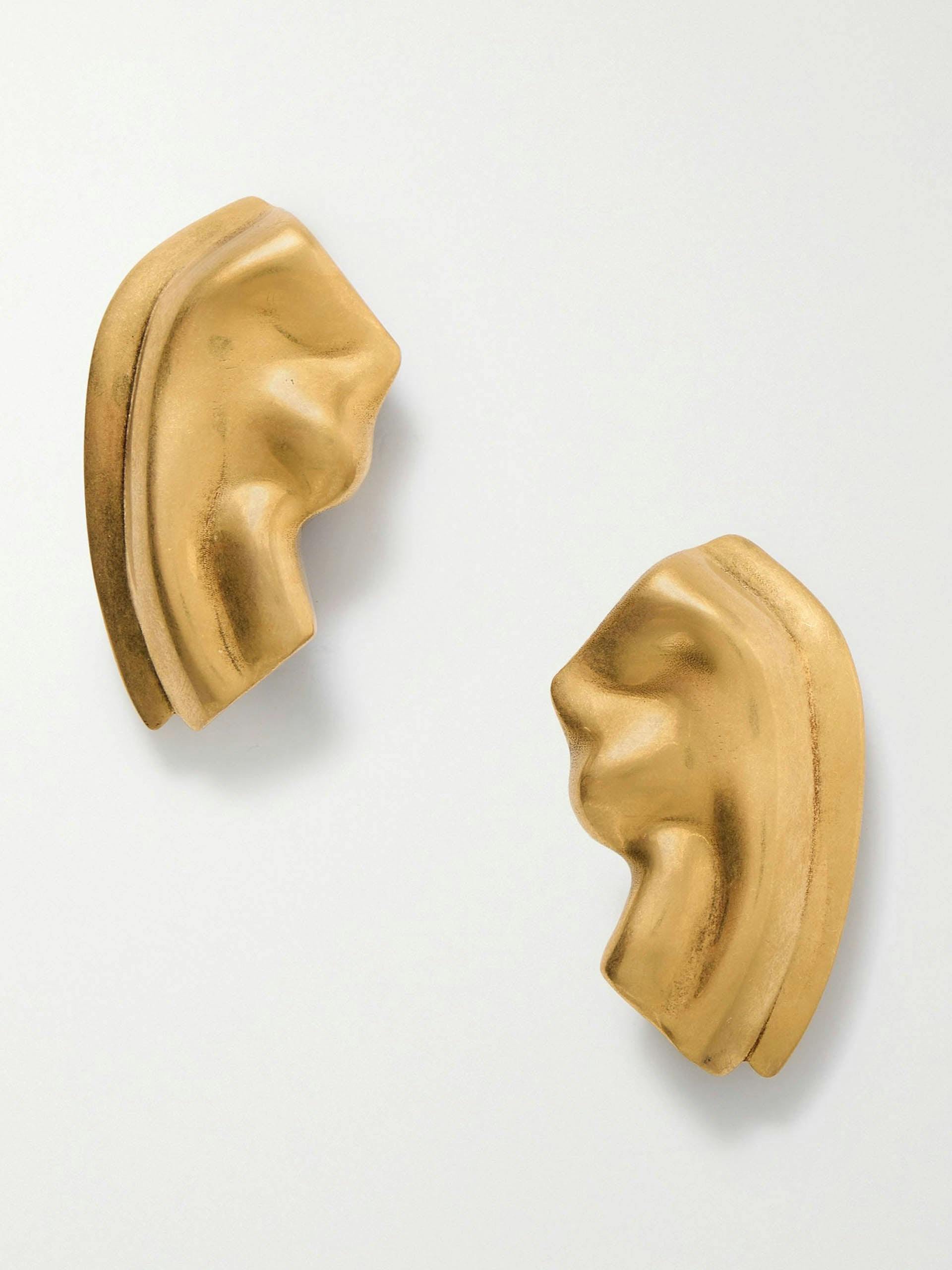 Amato gold-tone earrings