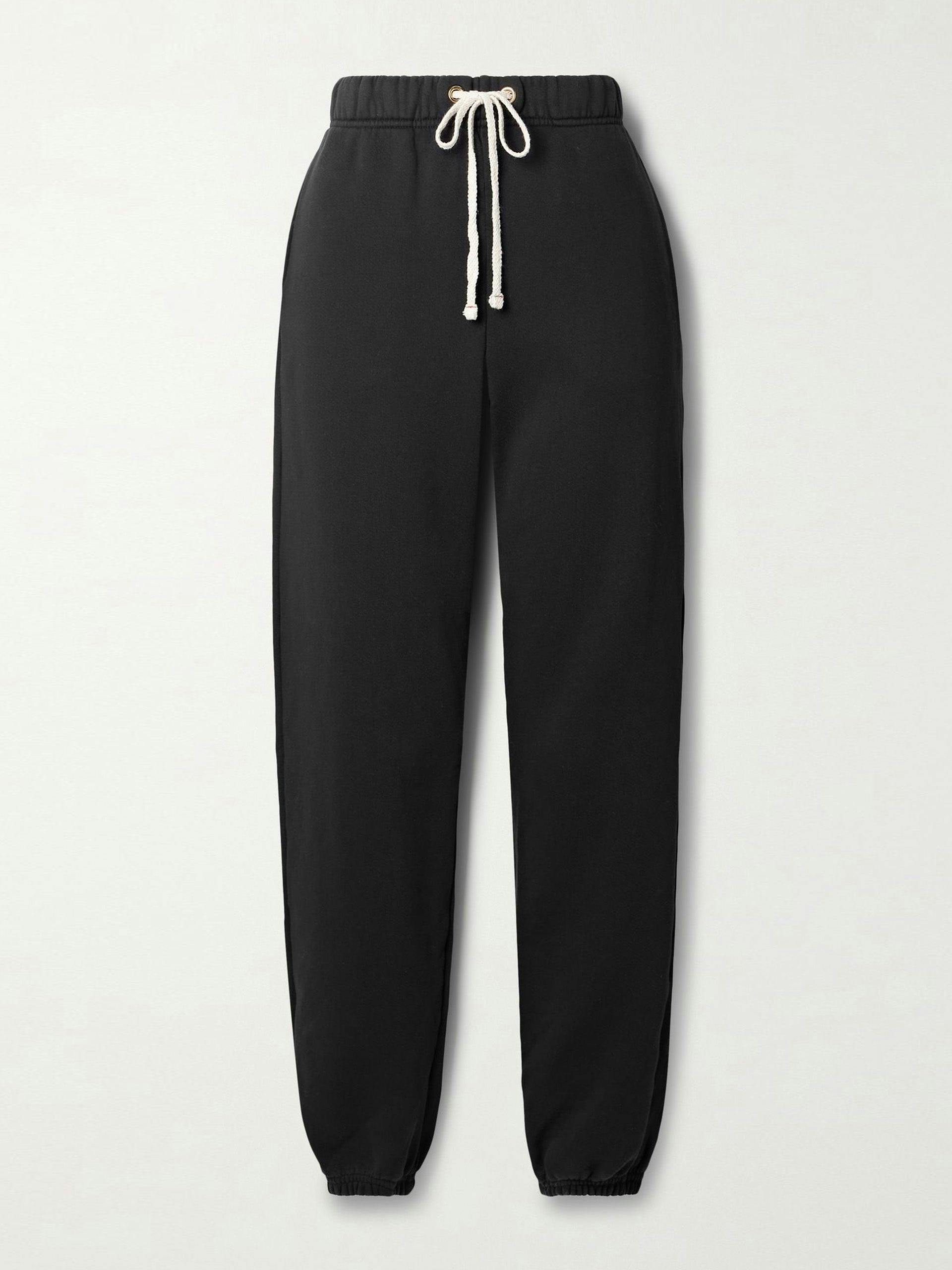 Dylan tapered cotton-jersey track pants