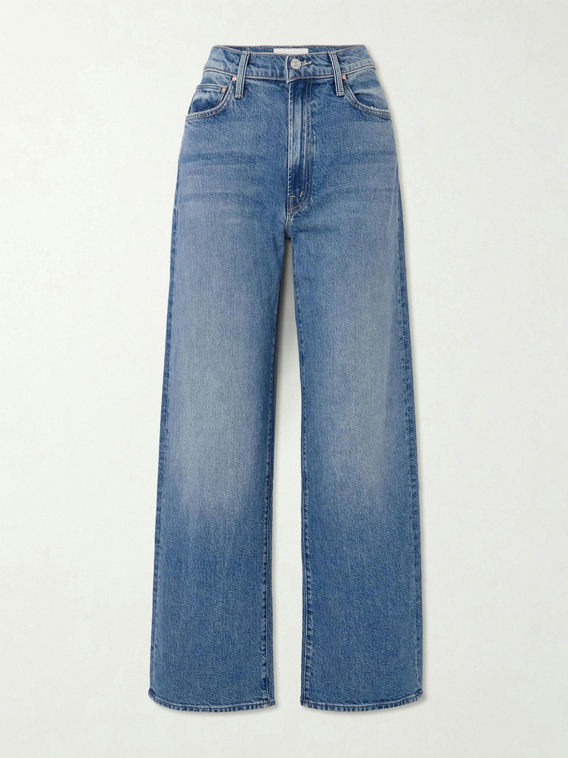 Dodger Sneak mid-rise wide-leg jeans