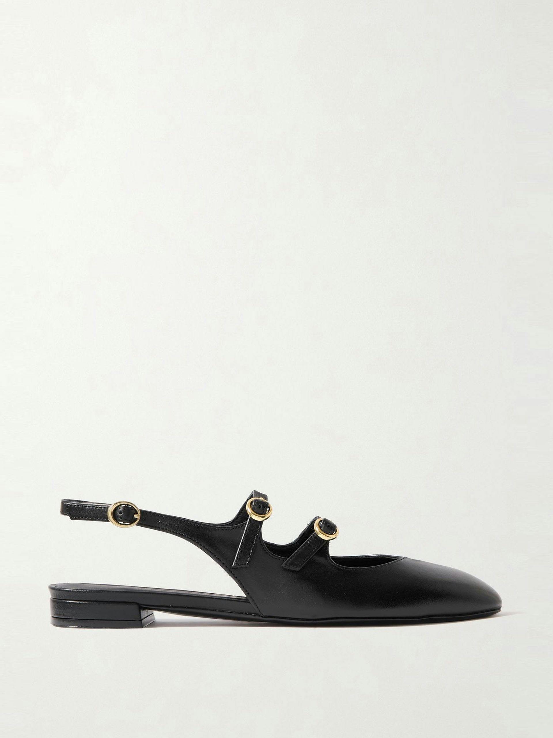 Benni leather slingback Mary Jane ballet flats