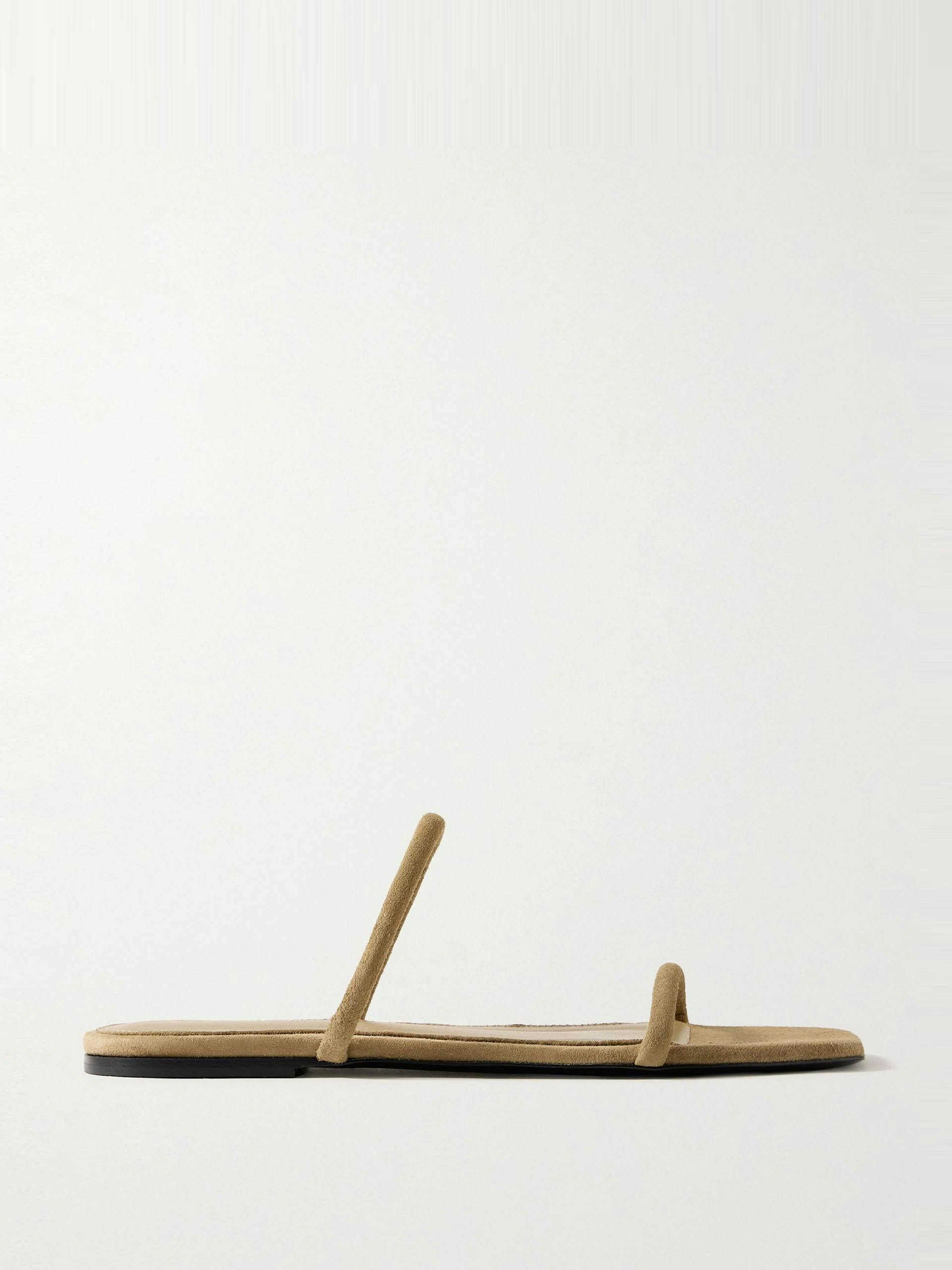 The Minimalist suede sandals