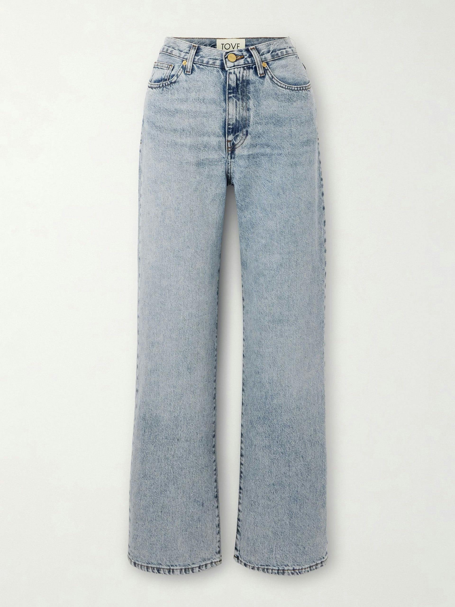 Sofie recycled mid-rise straight-leg jeans