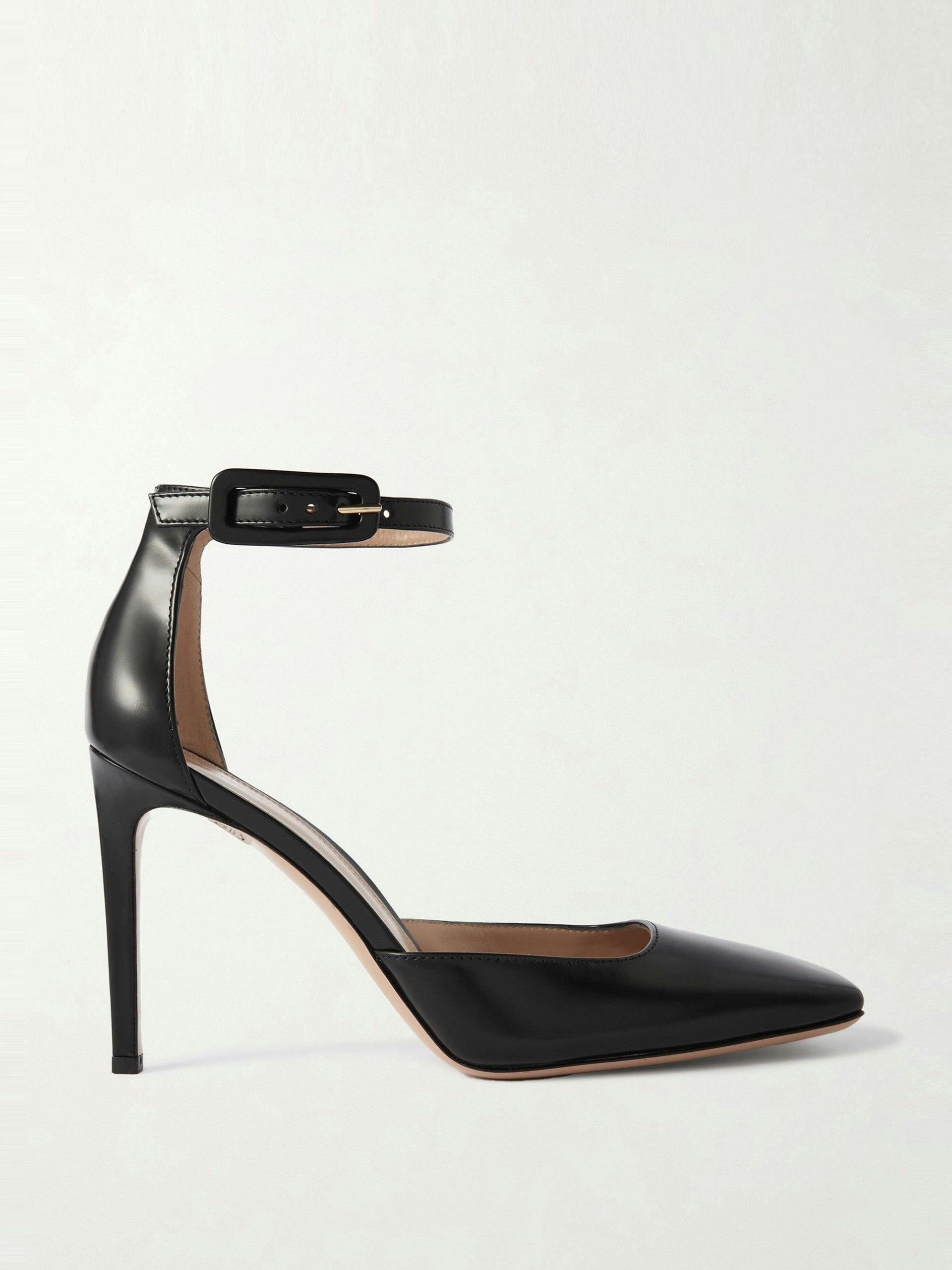 Tokio glossed-leather pumps