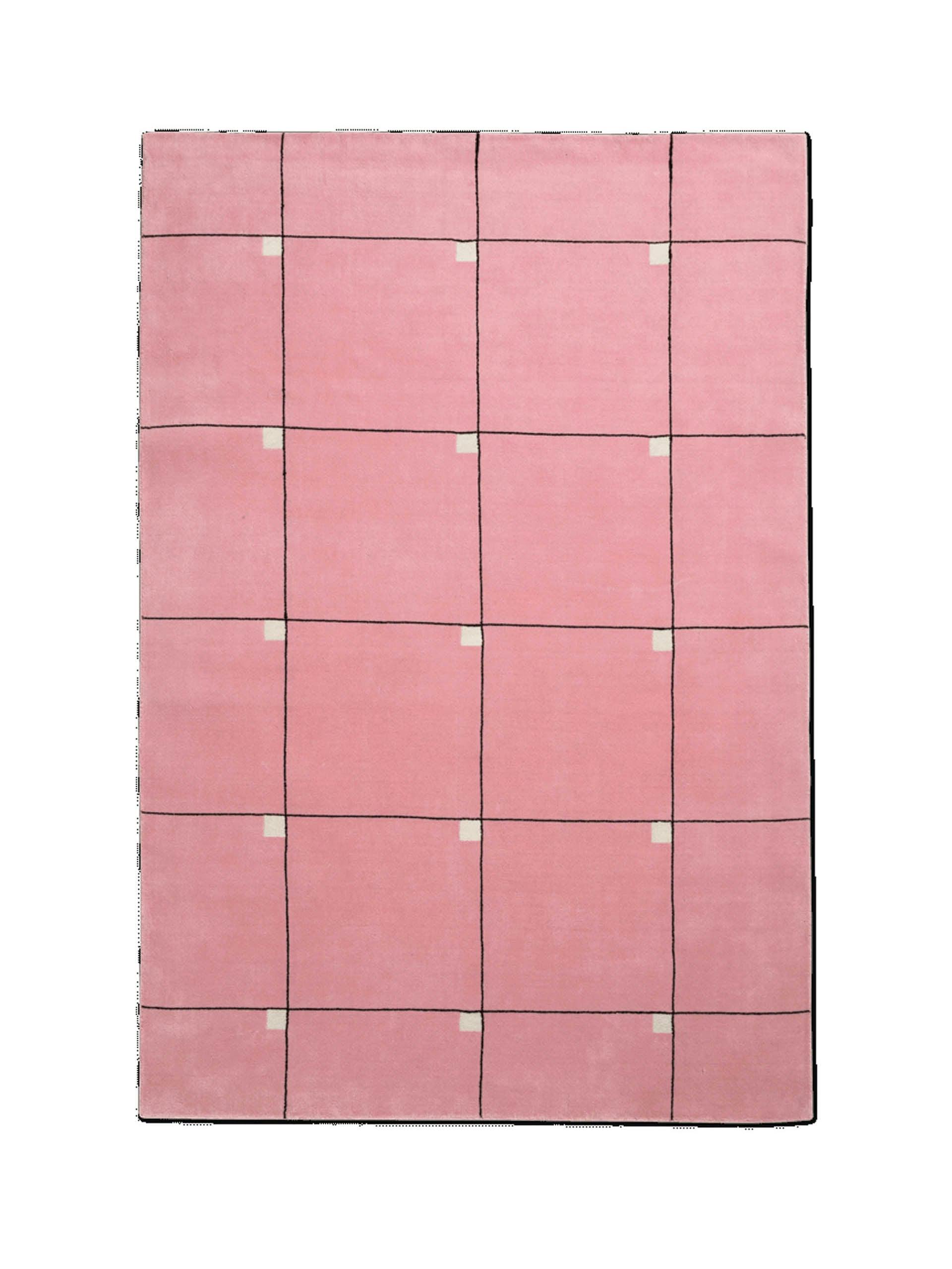 Modern pink rug