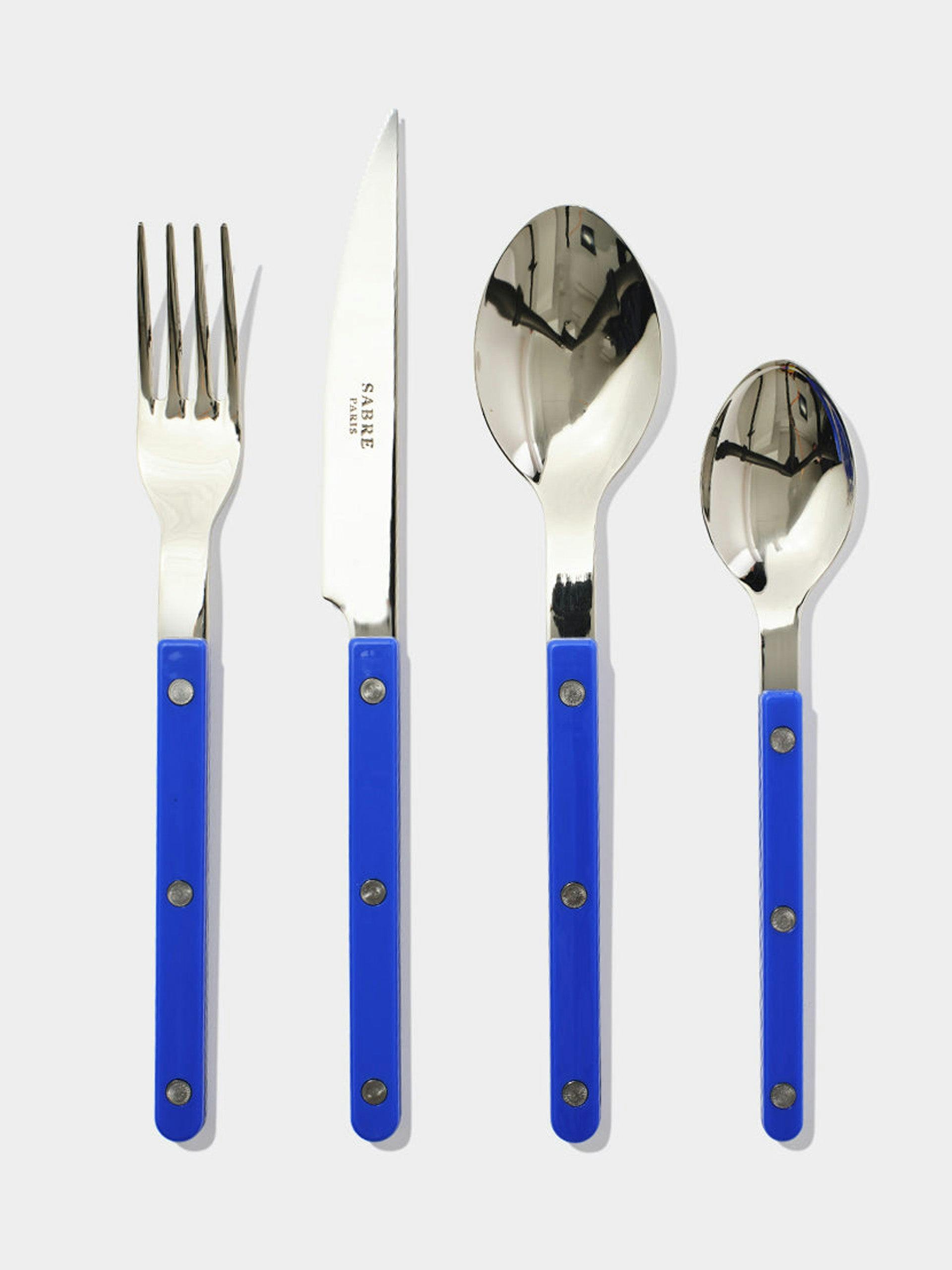 Blue cutlery (set of 4)