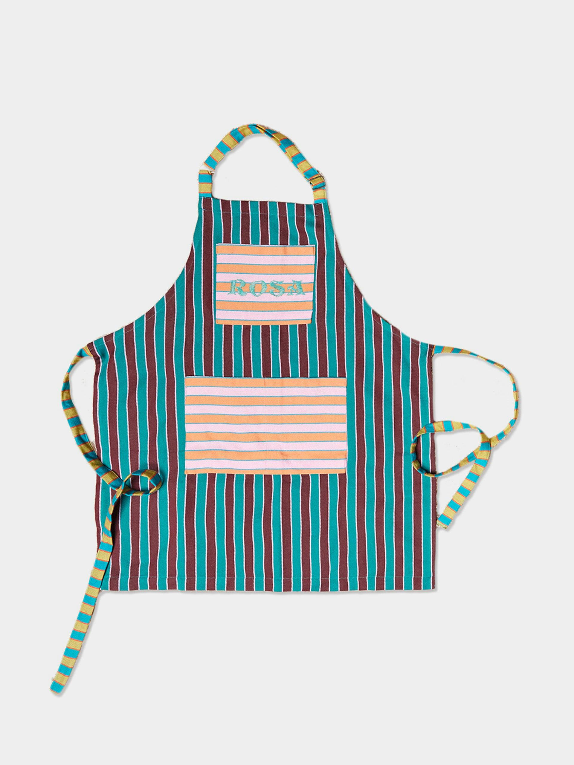 Striped apron