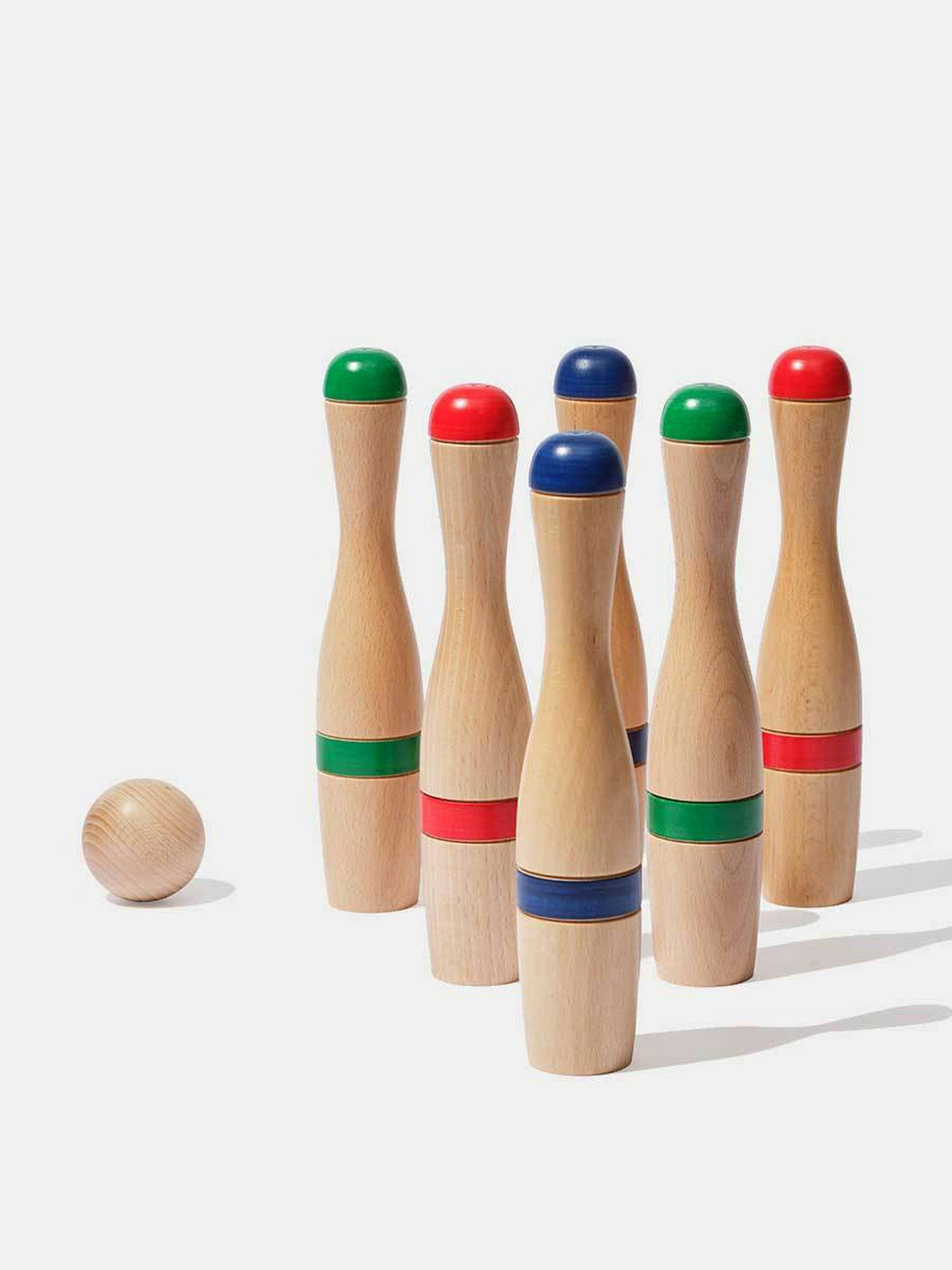 Wooden skittles