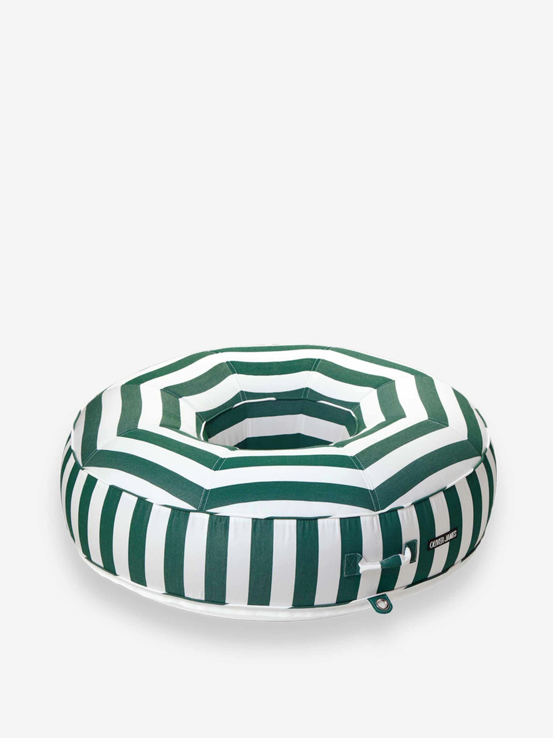 Green stripe pool ring