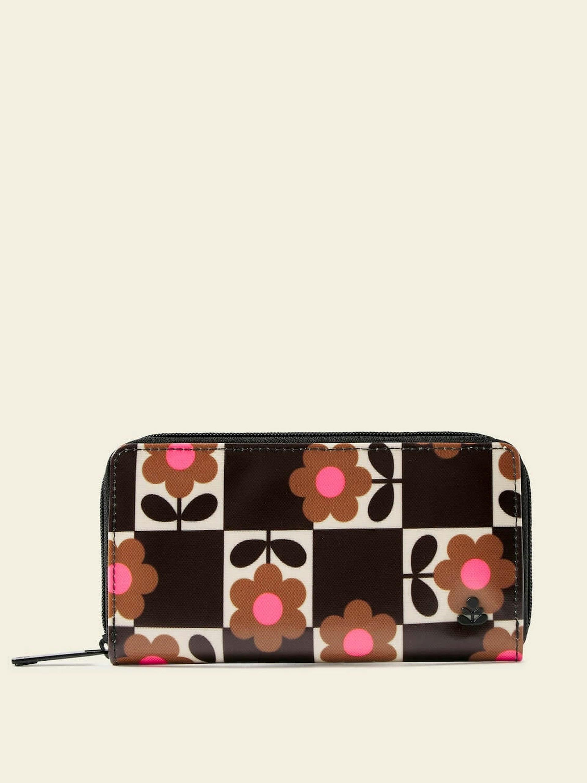 Forget Me Not wallet in Flower Pot Chestnut