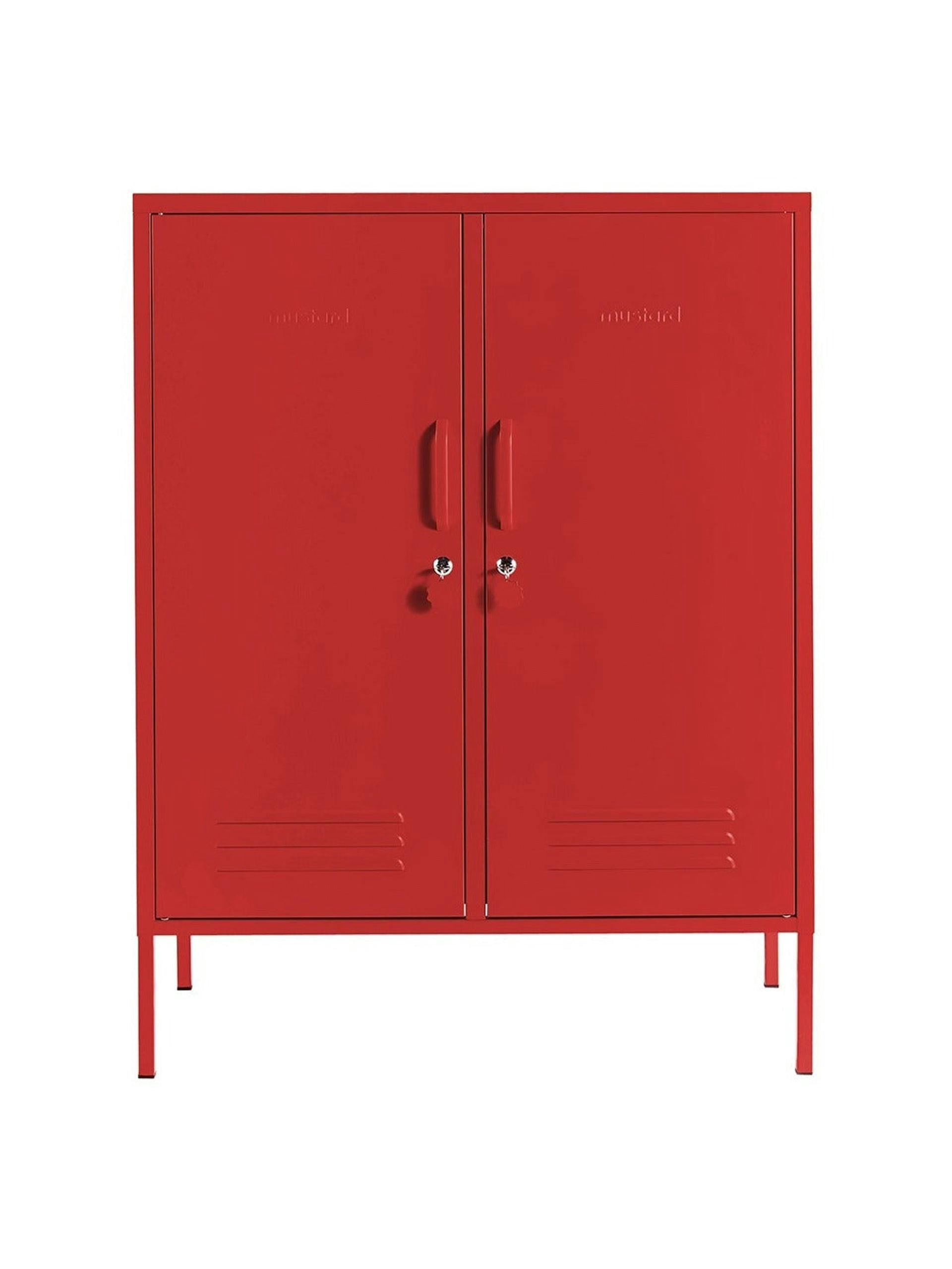 The Midi storage locker in Poppy