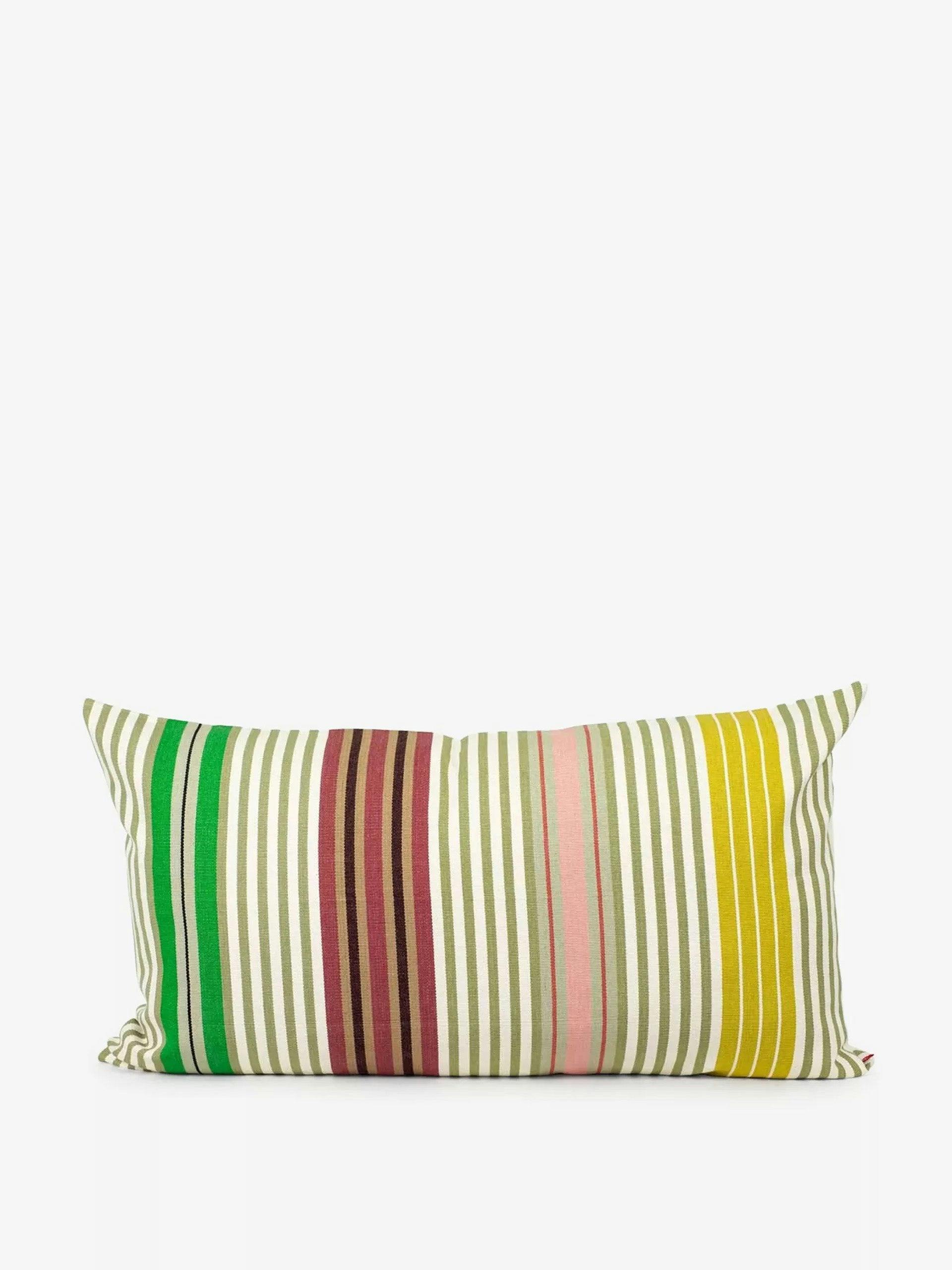 Florencia striped cotton cushion cover