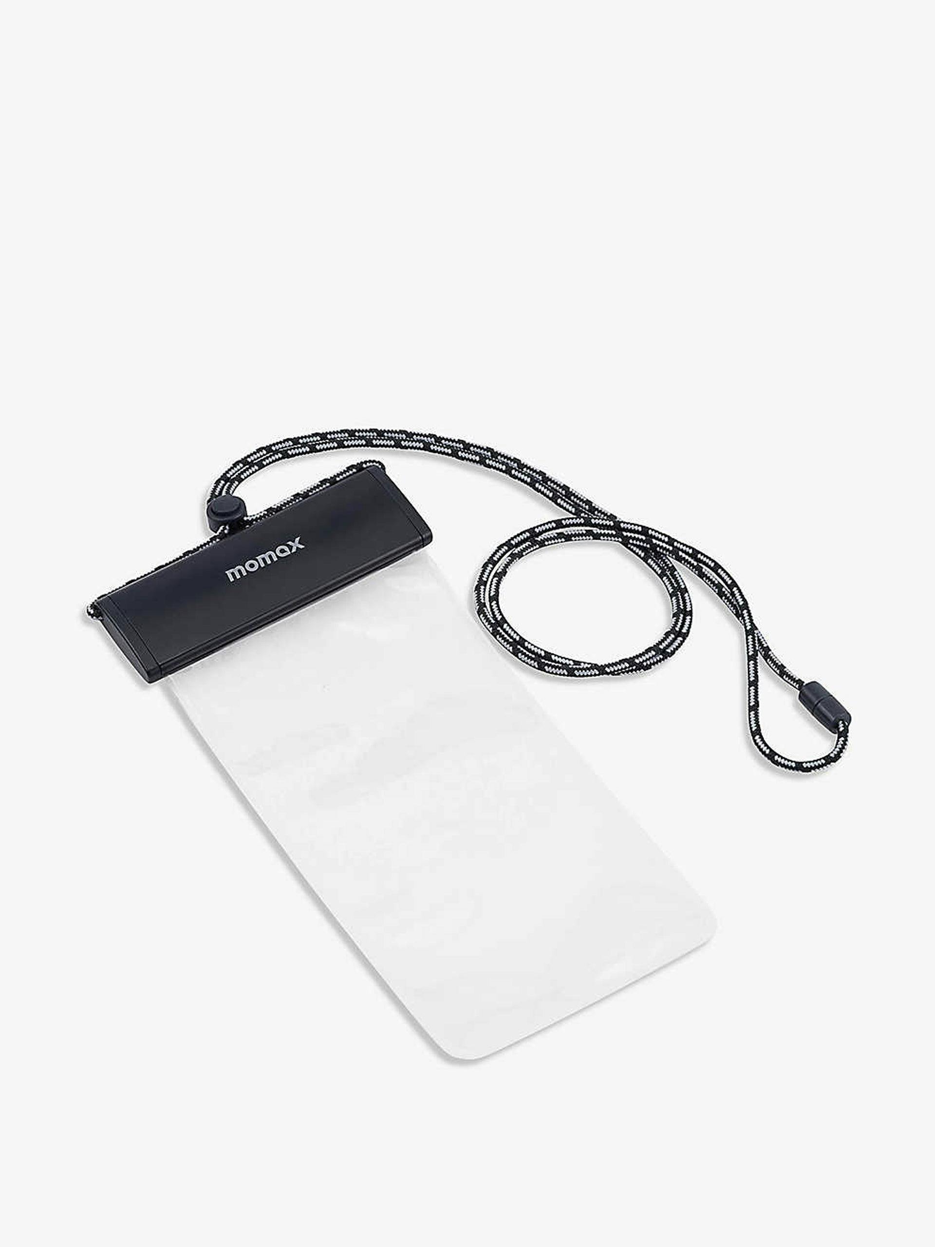 Waterproof adjustable fabric smartphone pouch