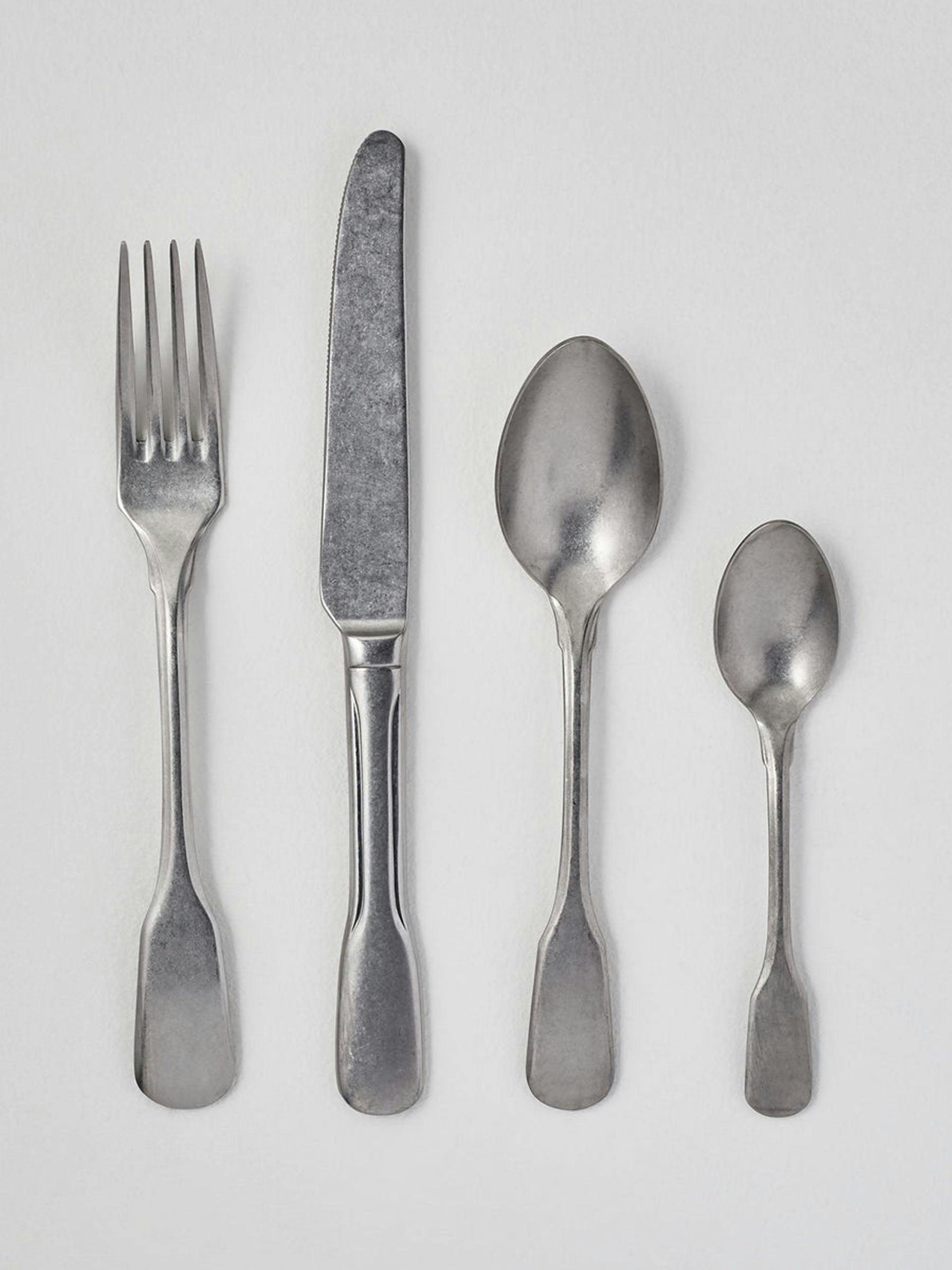 Stonewashed cutlery set