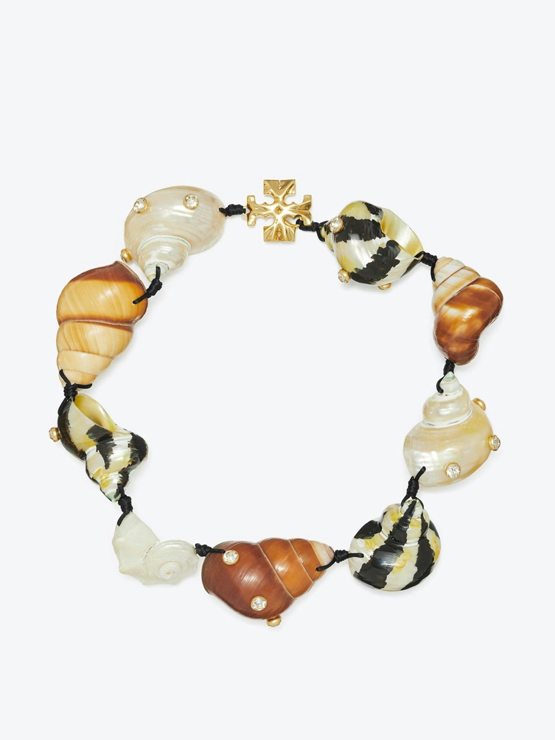 Shell statement necklace