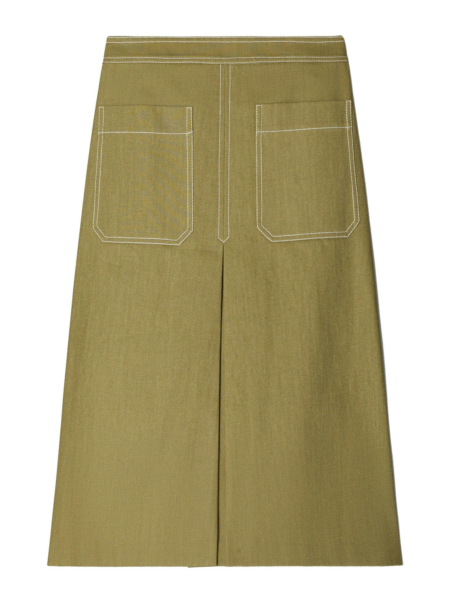 Cotton twill skirt