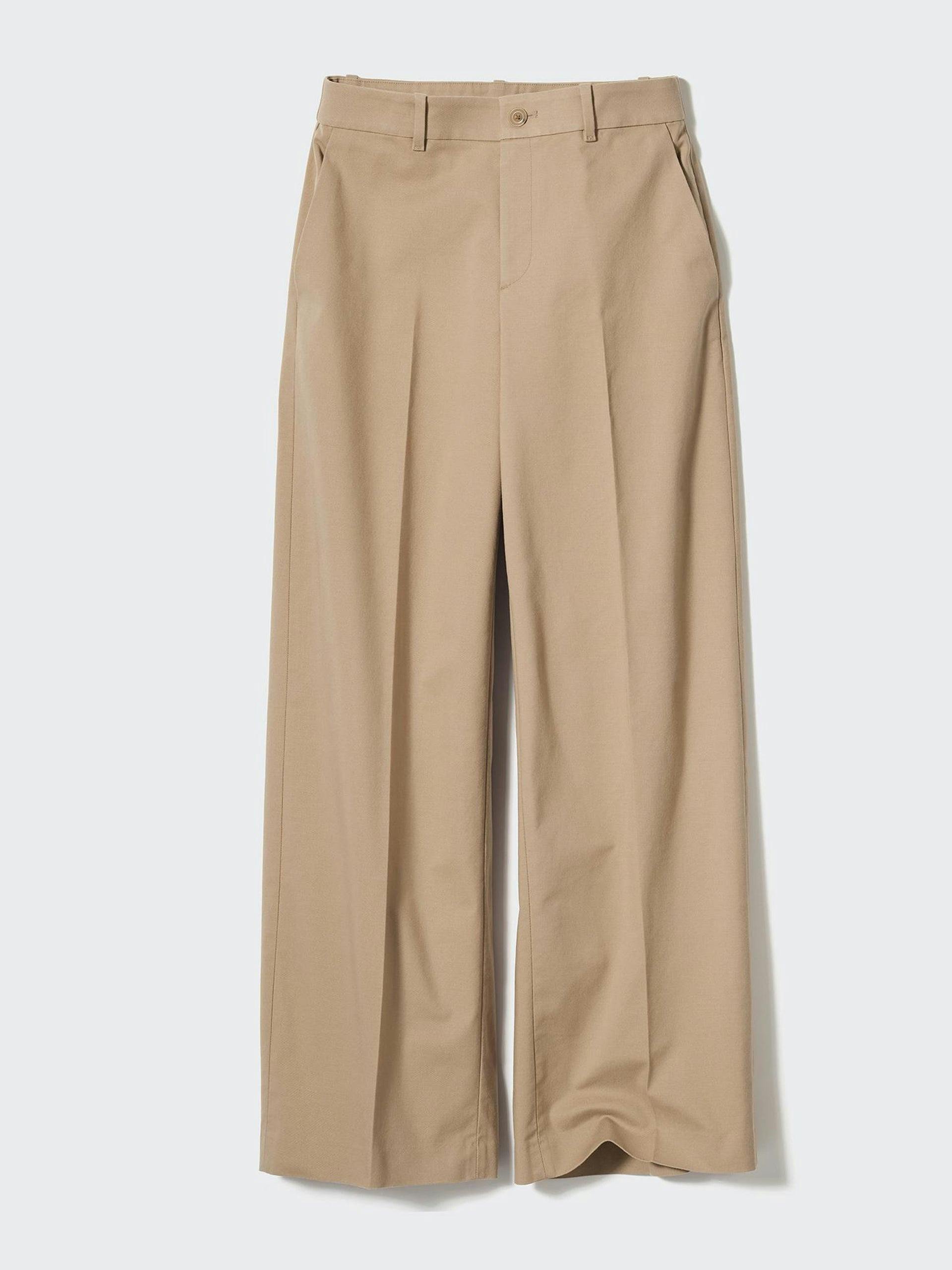 Wide chino trousers