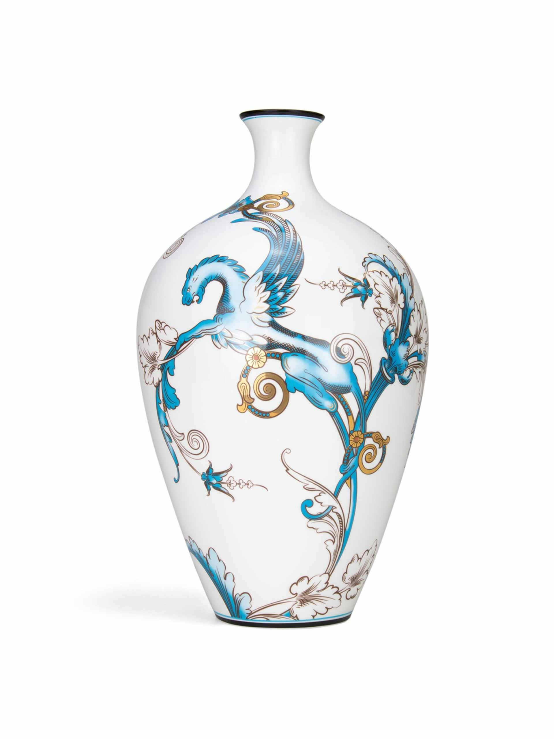 Florentine turquoise vase