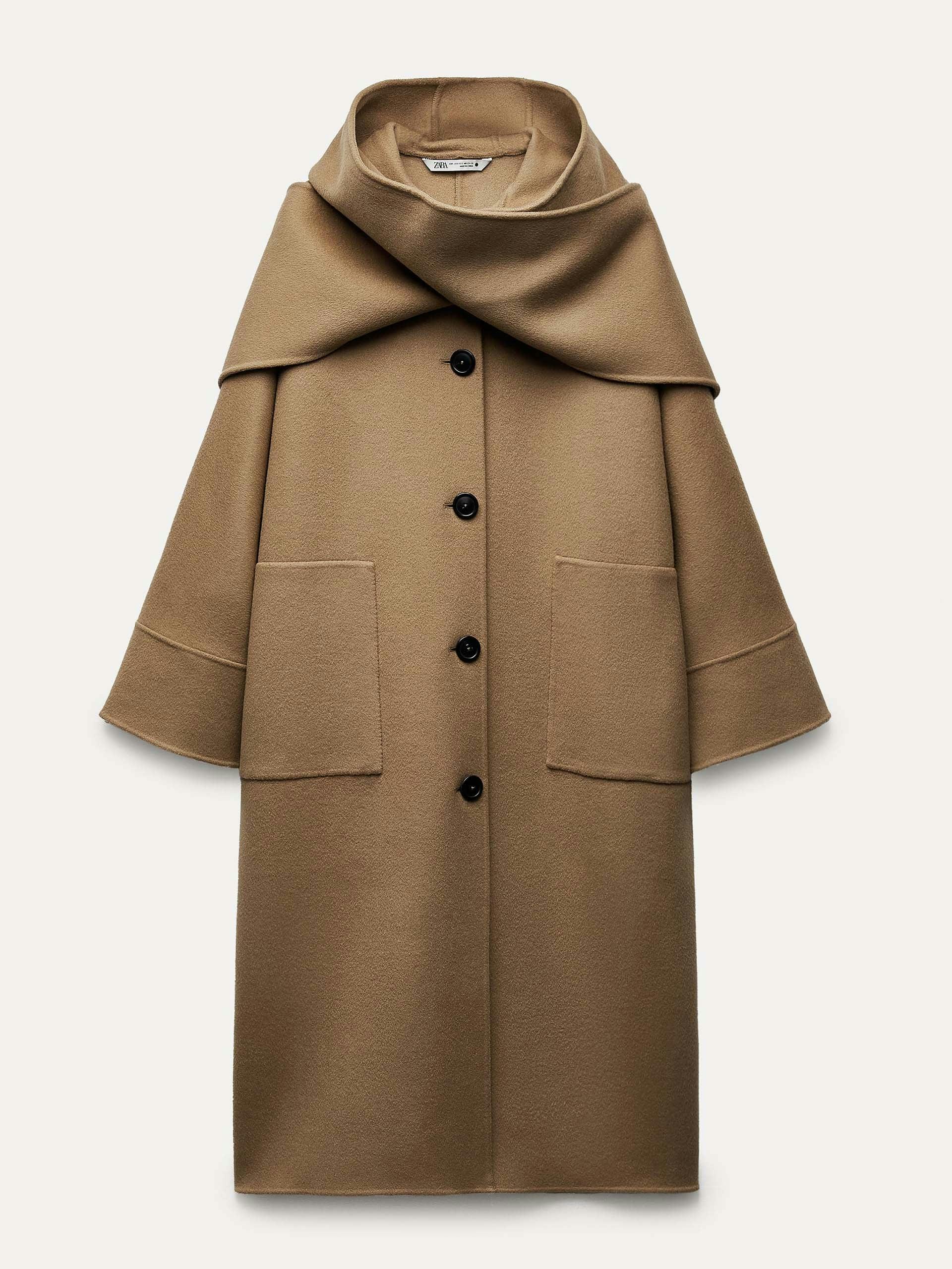 Double-faced wool coat