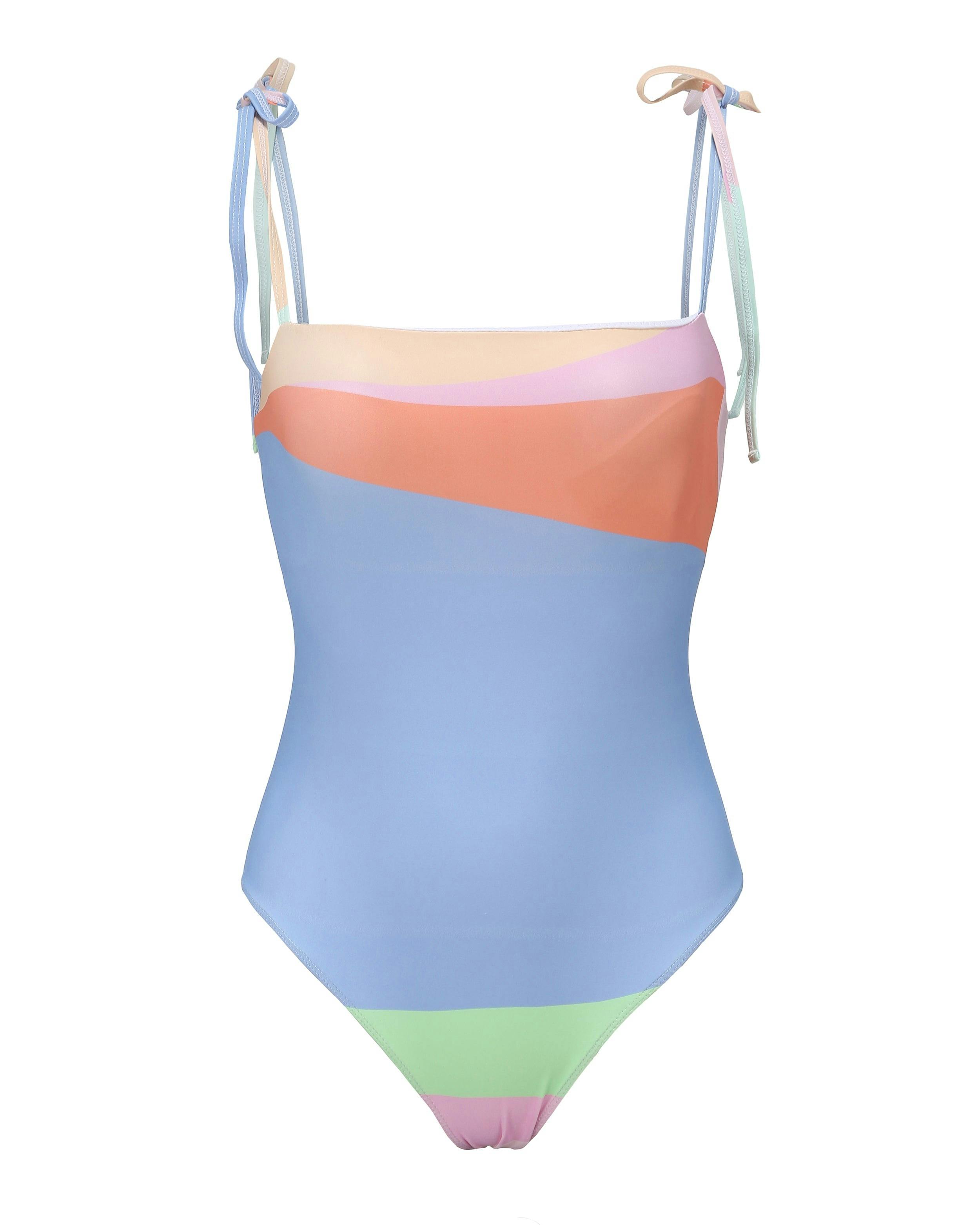 Multi-coloured Stingray swimsuit
