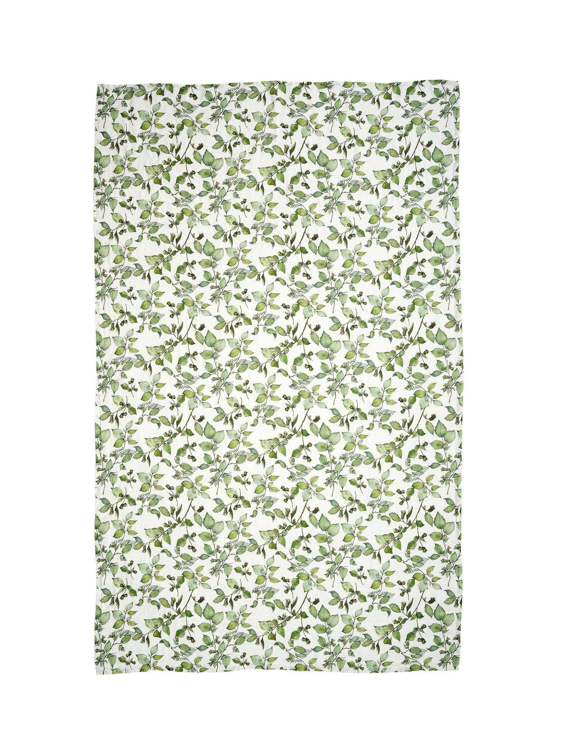 Oak Leaf Linen Table Cloth