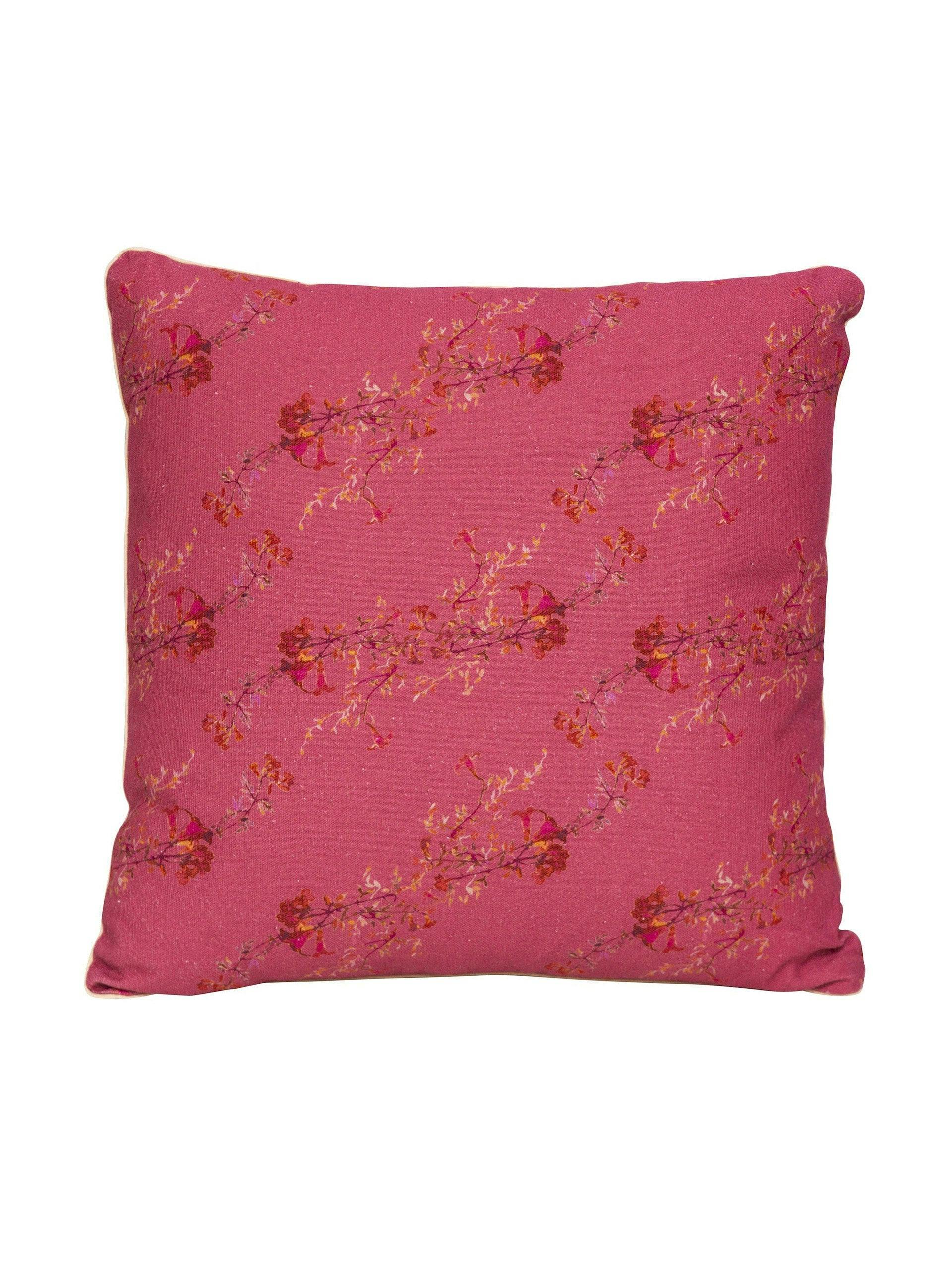 Pink square cushion
