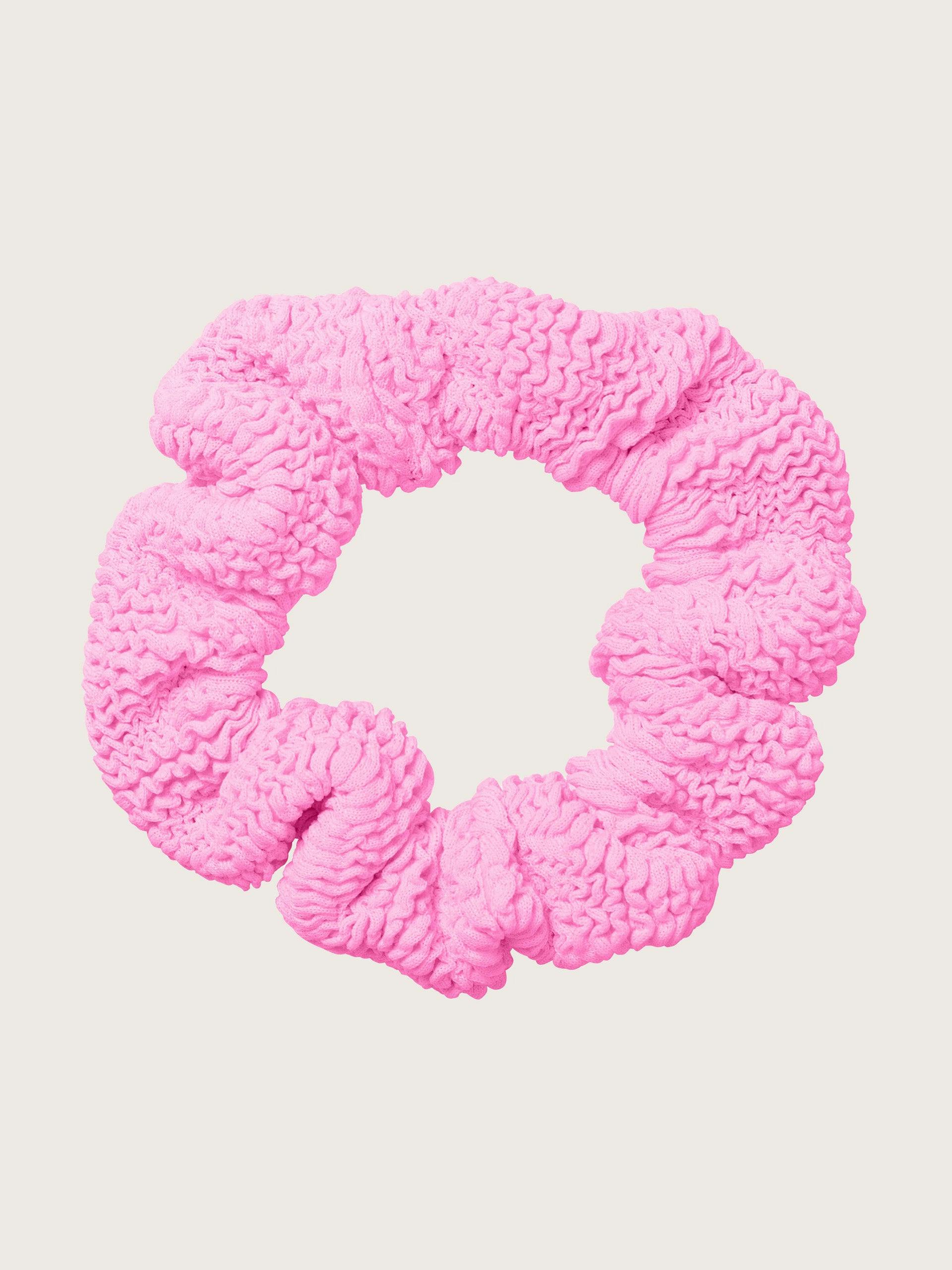 Bubblegum pink scrunchie