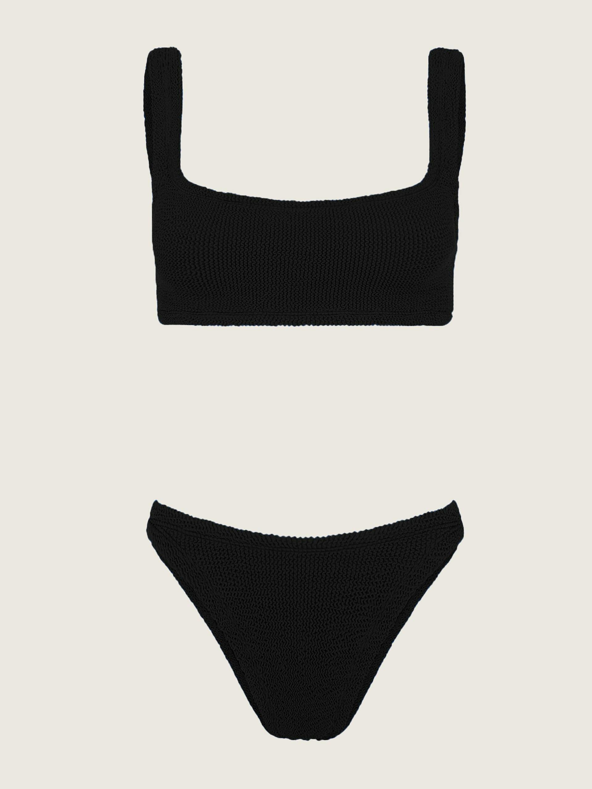 Black square neck Xandra bikini