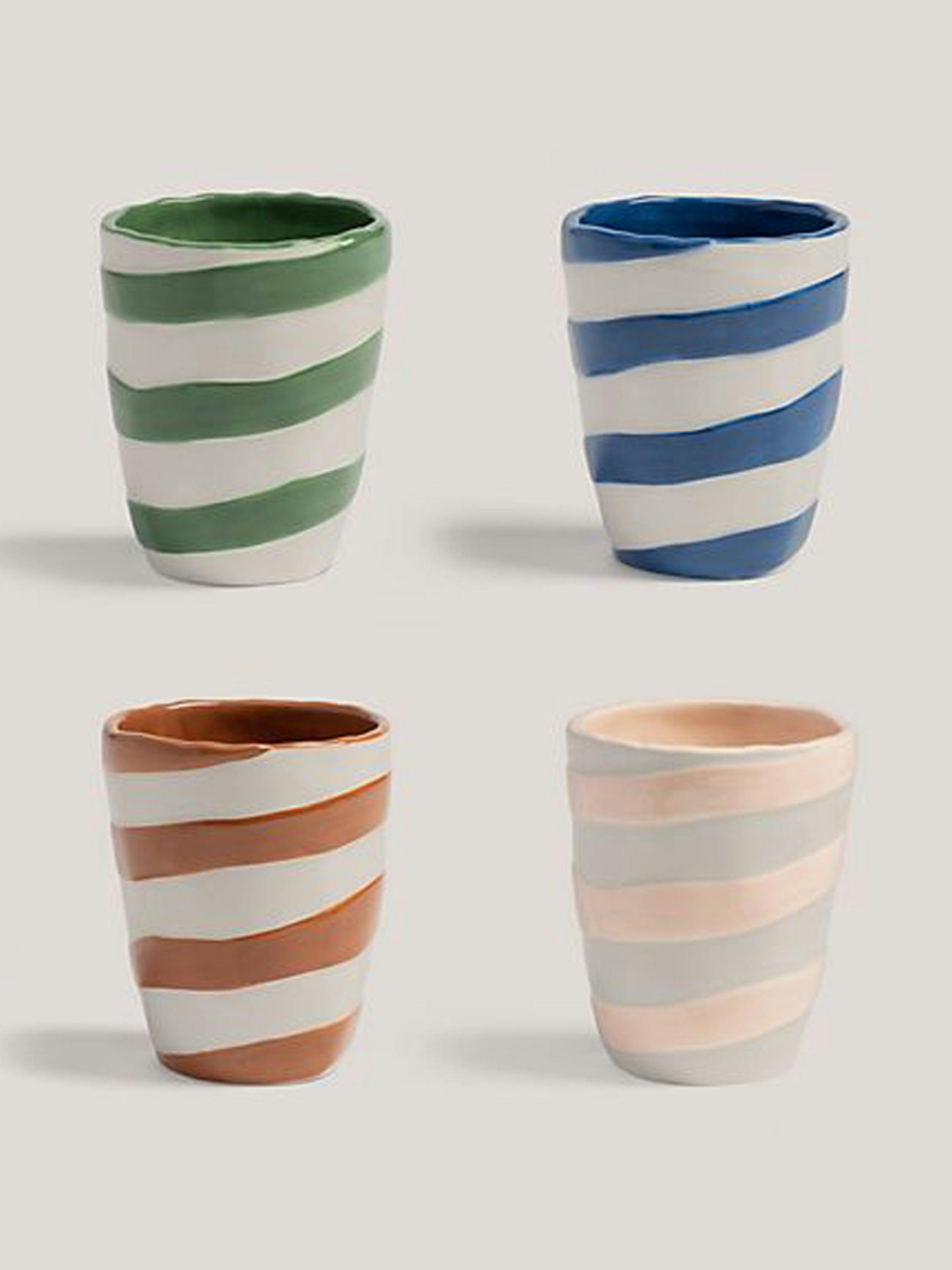 Klevering oblique mugs (set of 4)