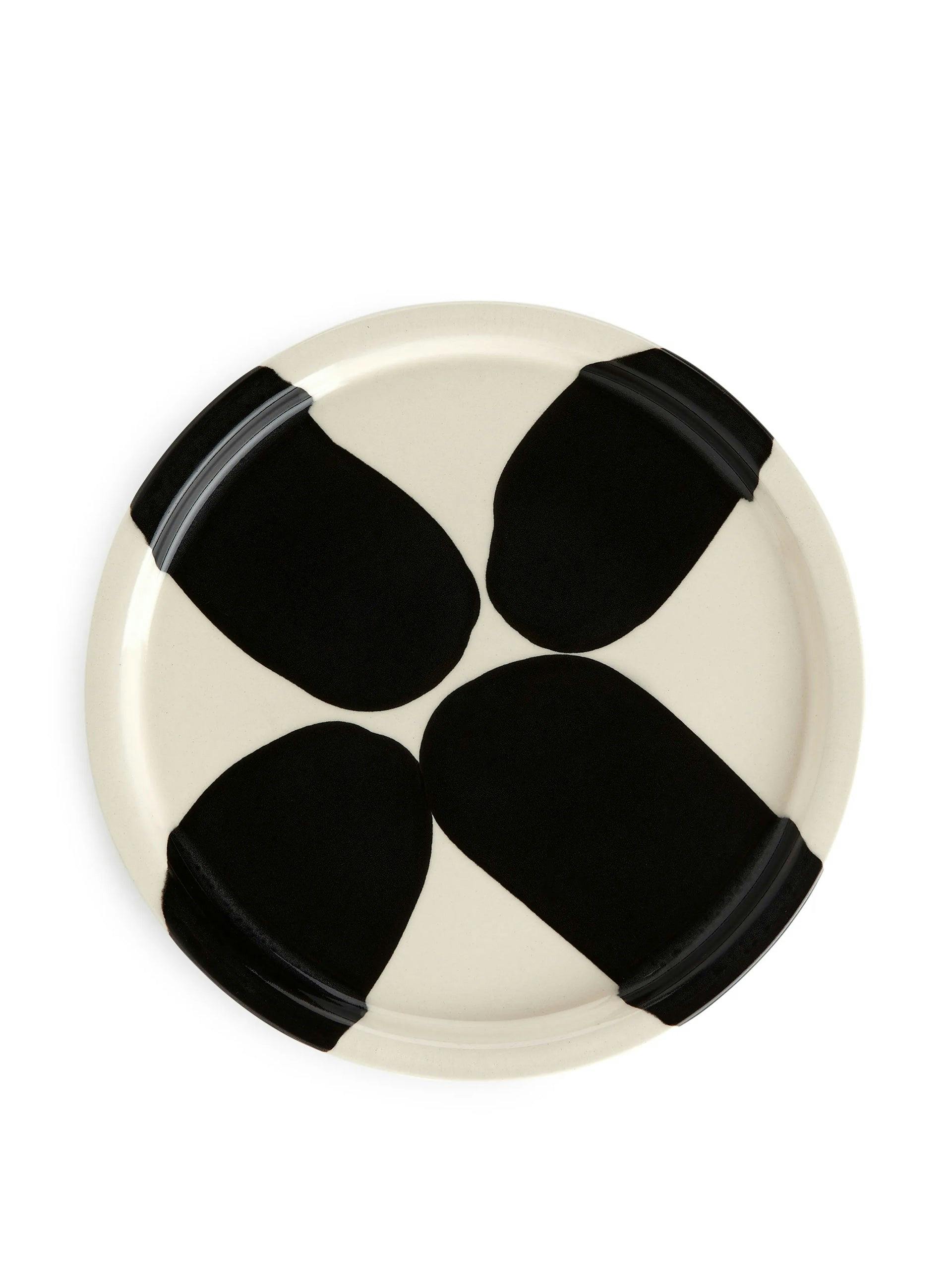 Small stoneware plate
