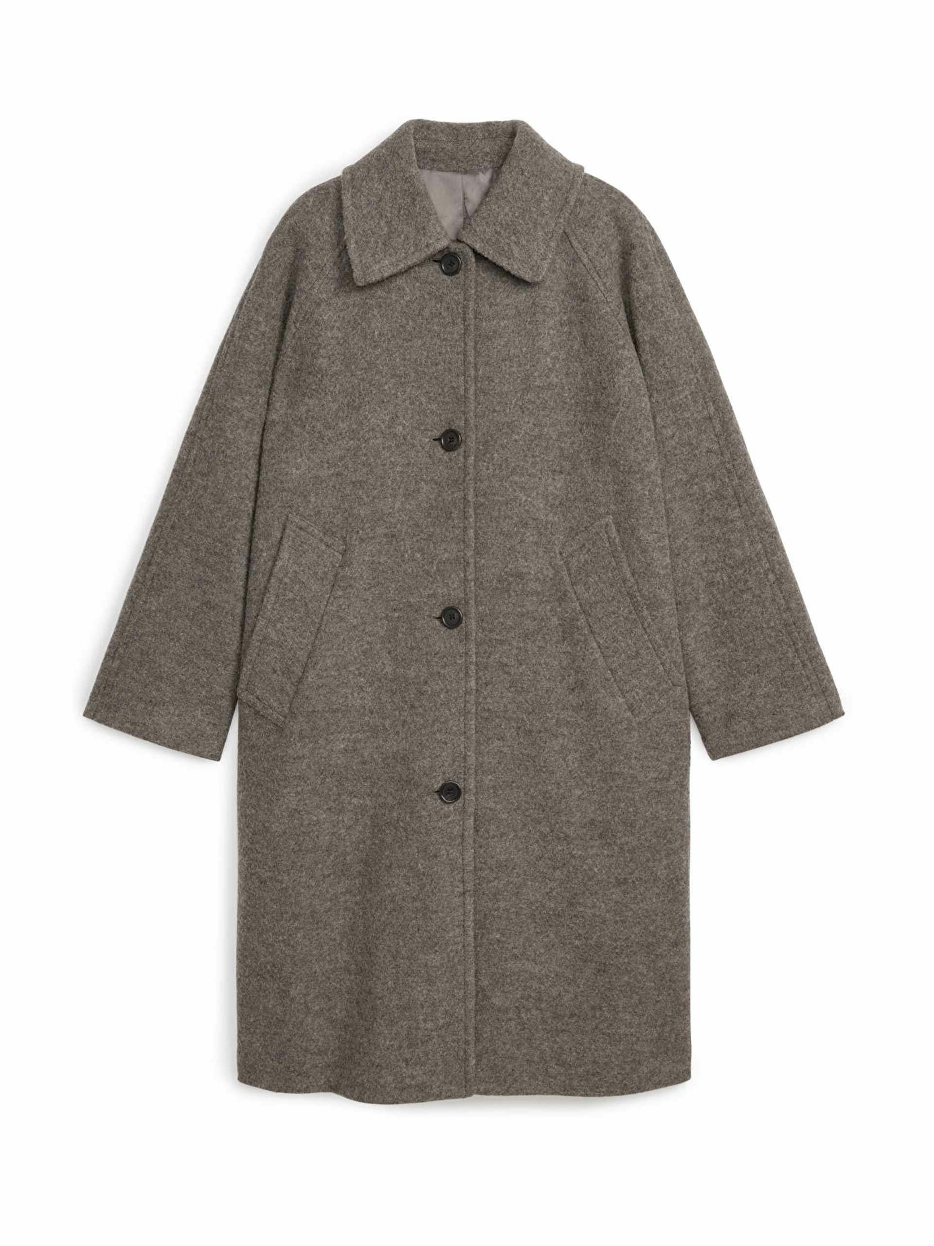 Boucle wool coat