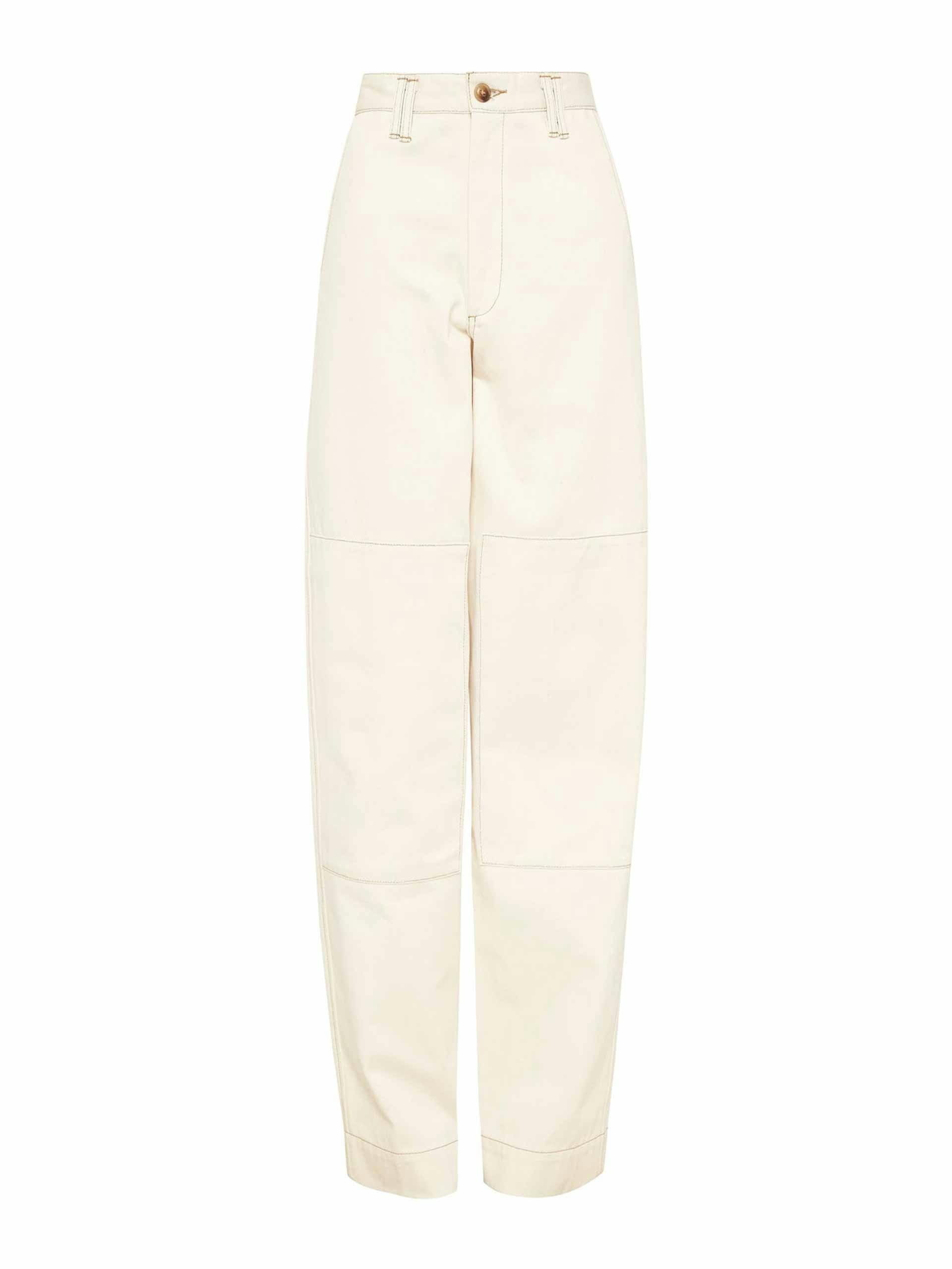 Cream high waisted trousers