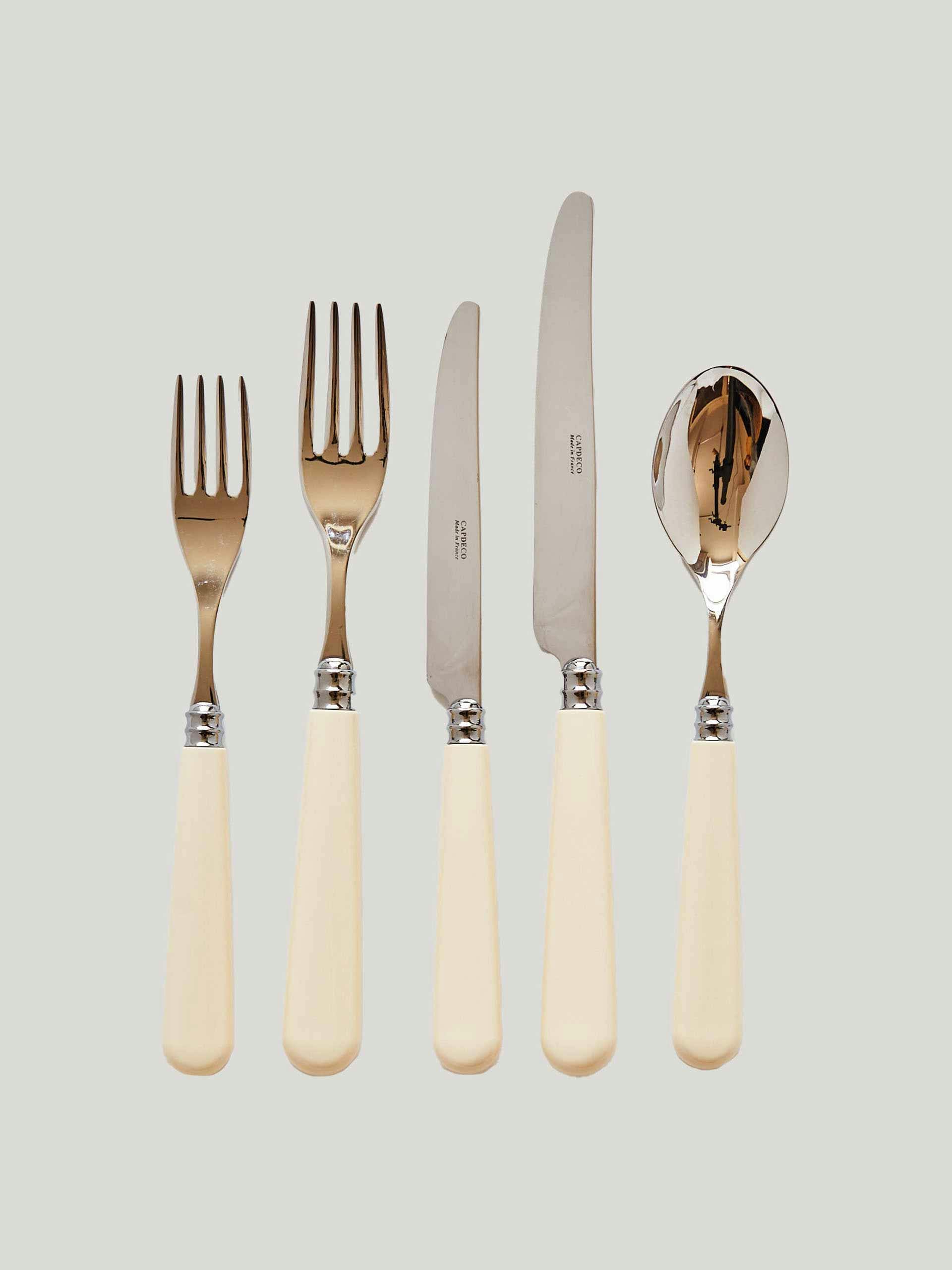 Ivory cutlery (5-piece set)