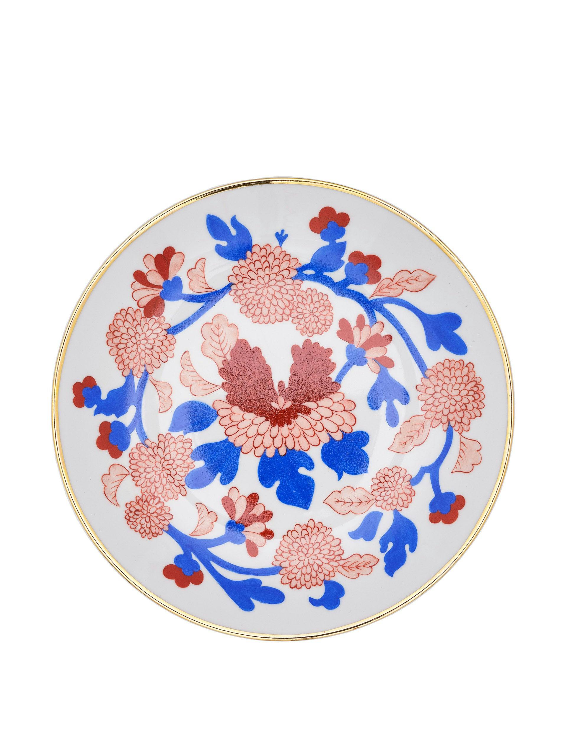 Floral motif dinner plate