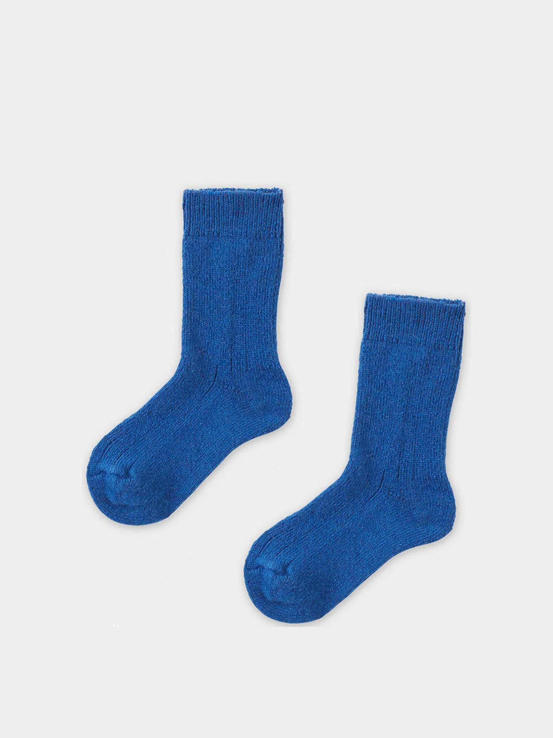 Rib ankle socks - royal blue