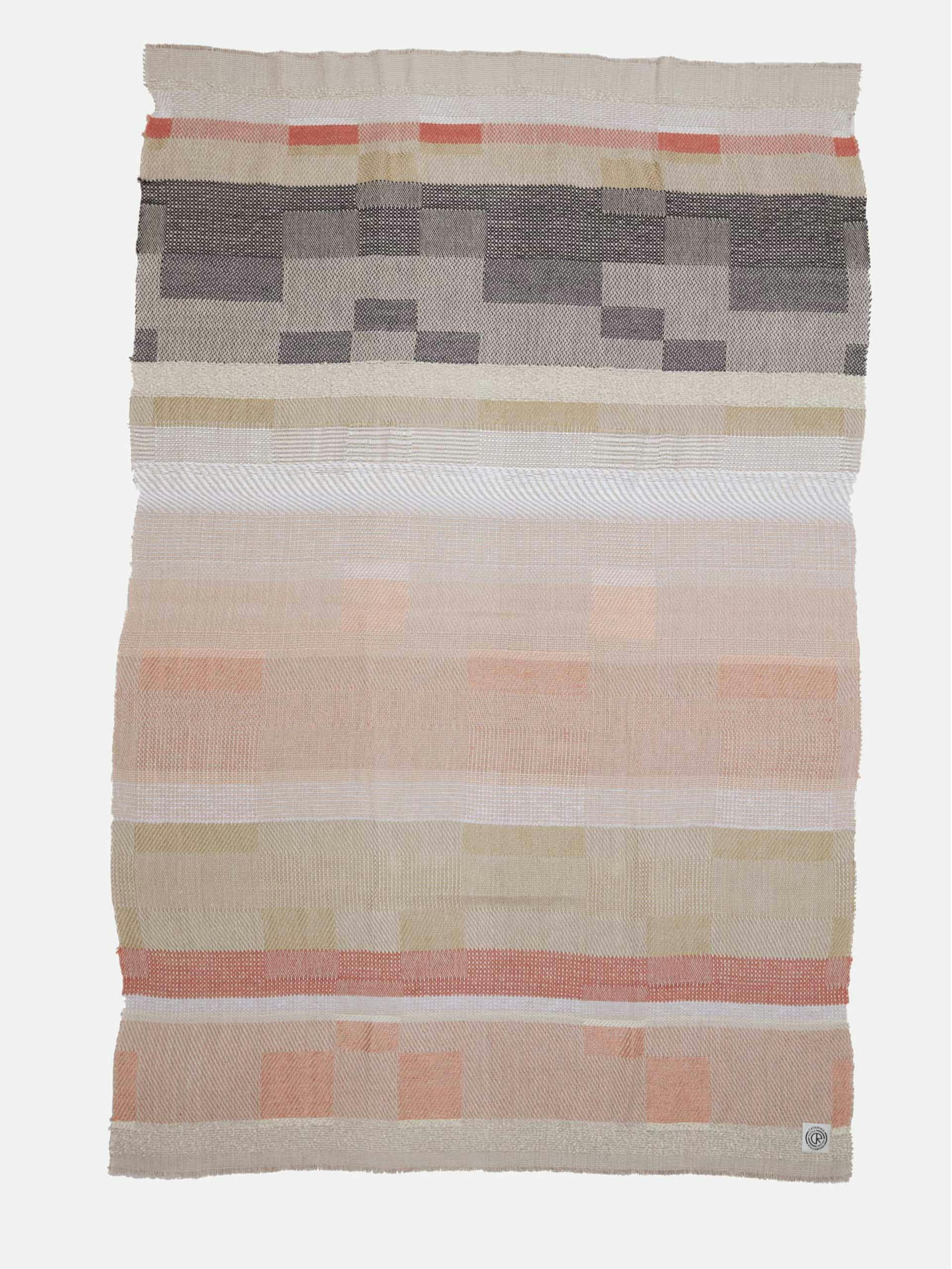 Hand woven throw