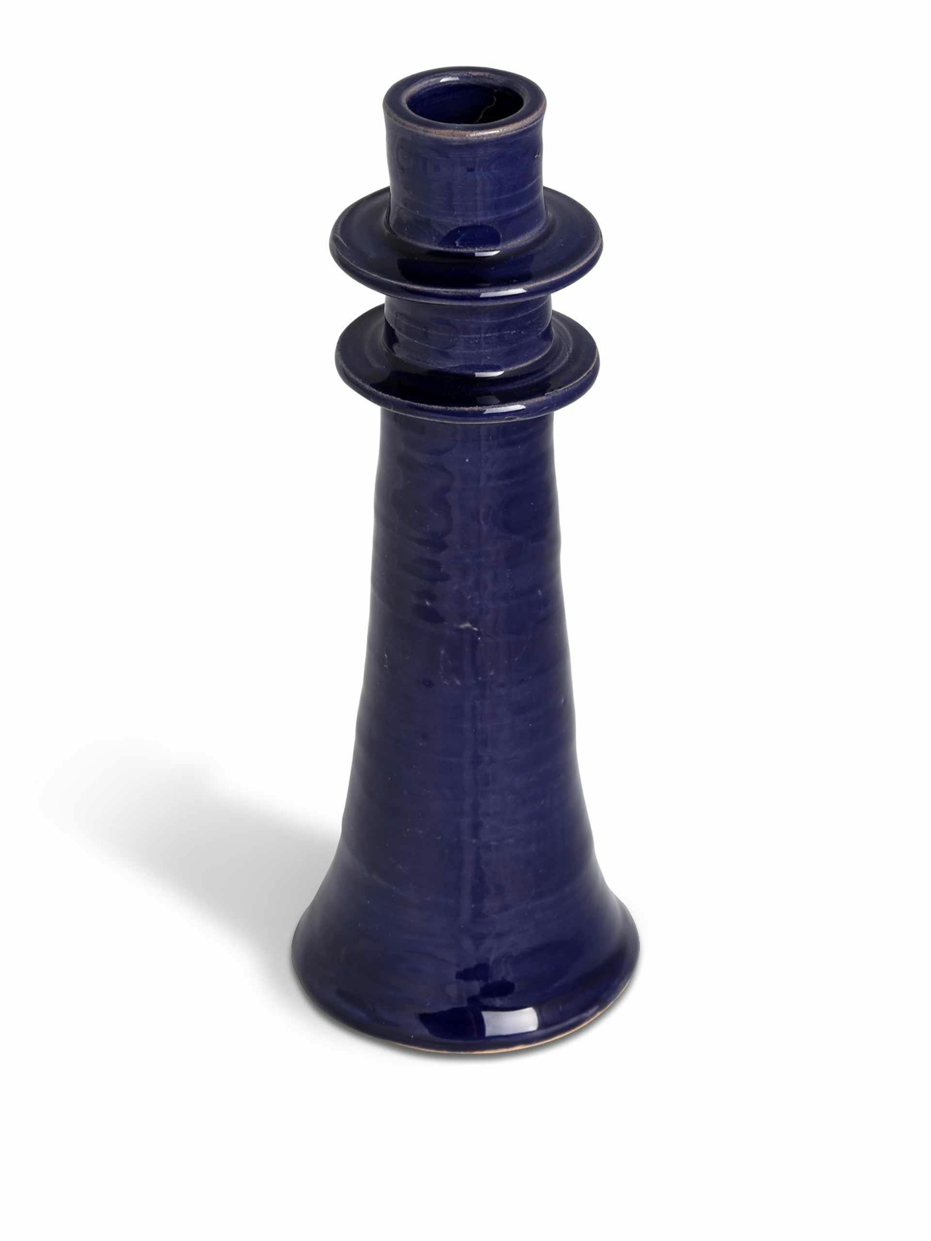 Dark blue candlestick