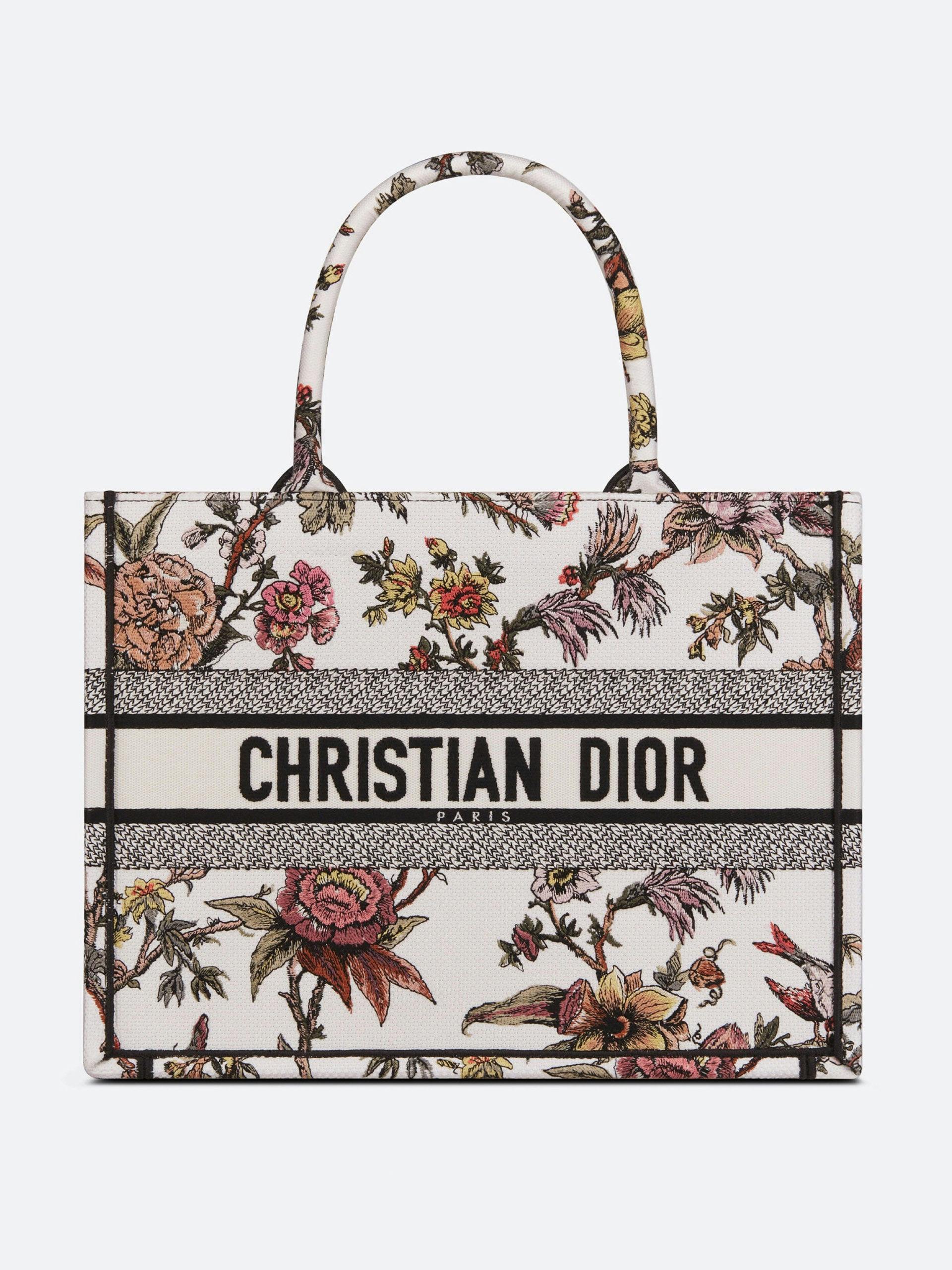 Tote bag with floral print