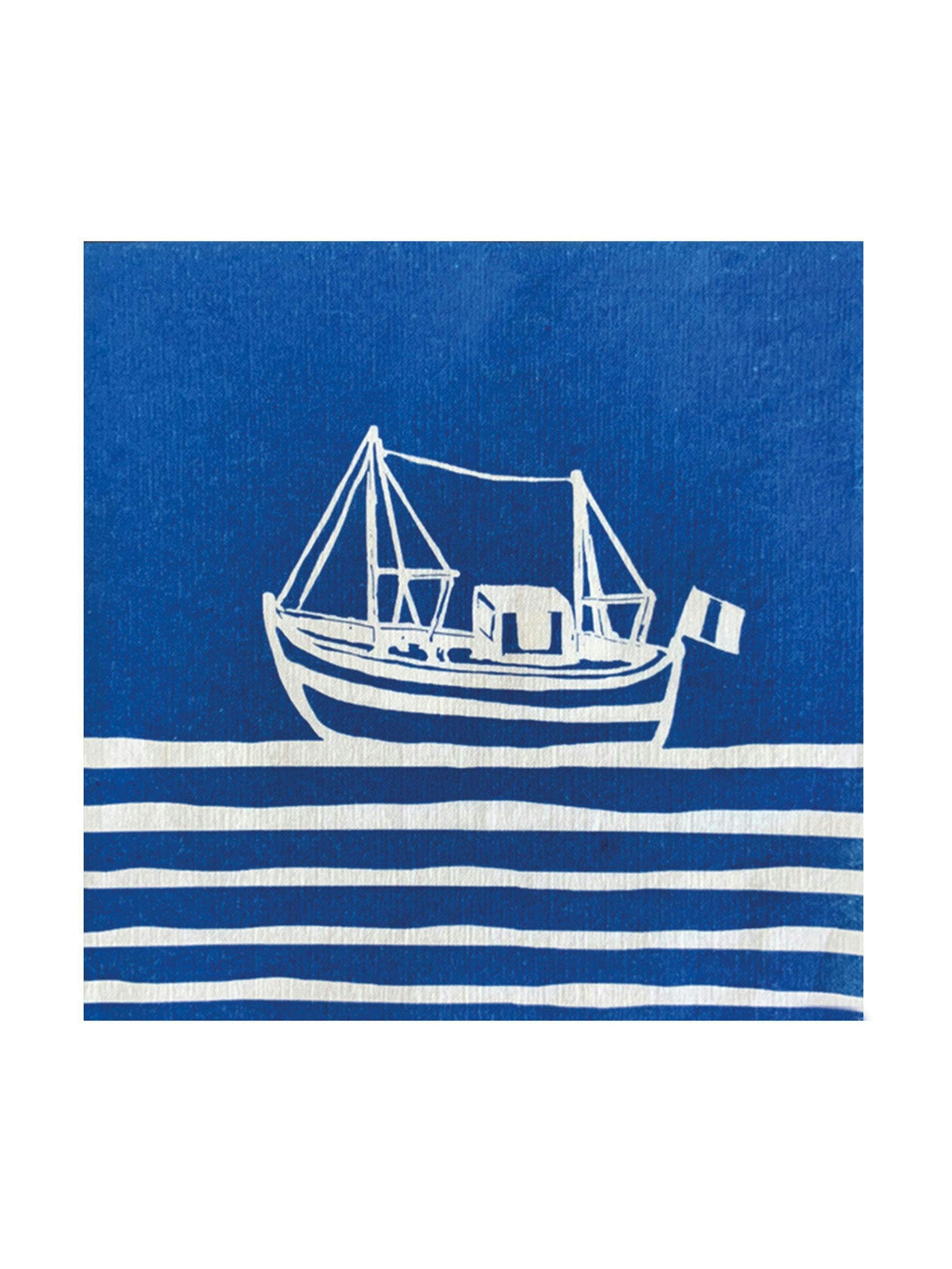 Fishing boat napkins (set of 20 )