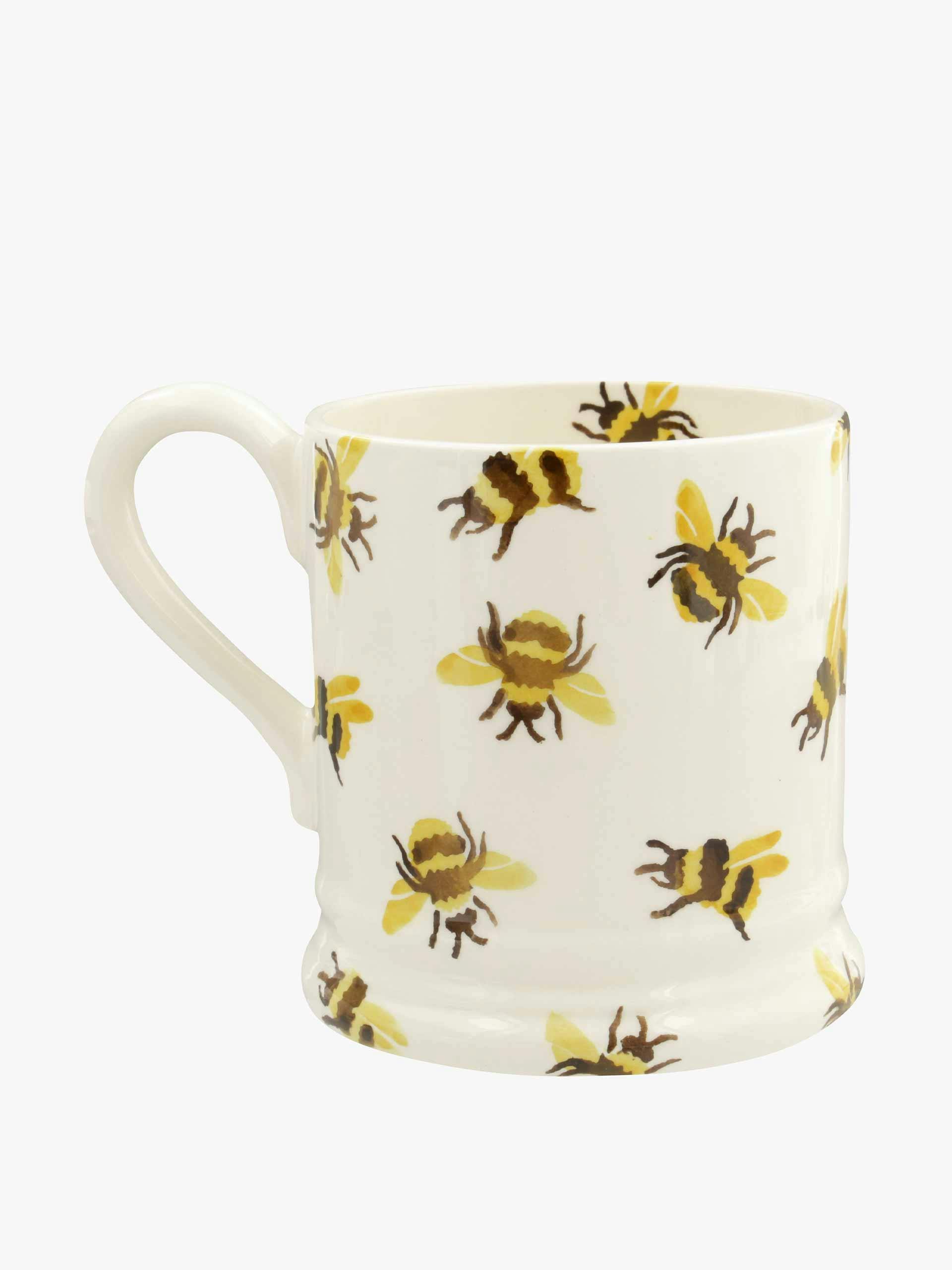 Bumblebee printed ceramic mug