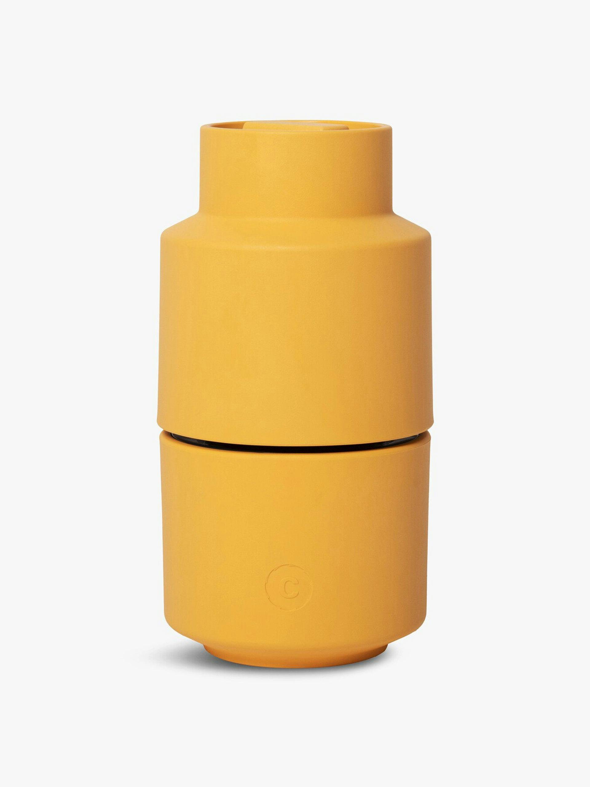 Yellow spice grinder