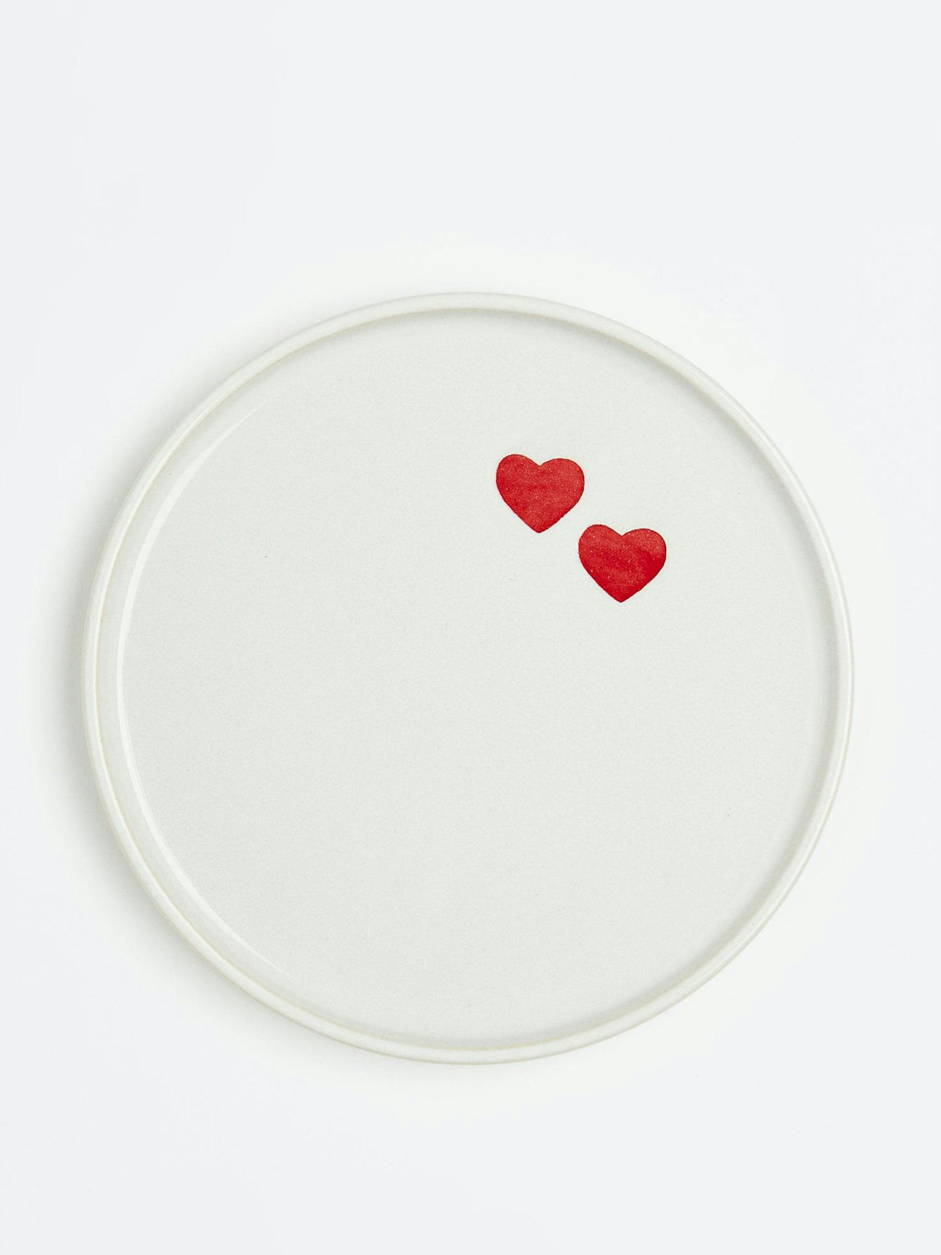 Small stoneware plate