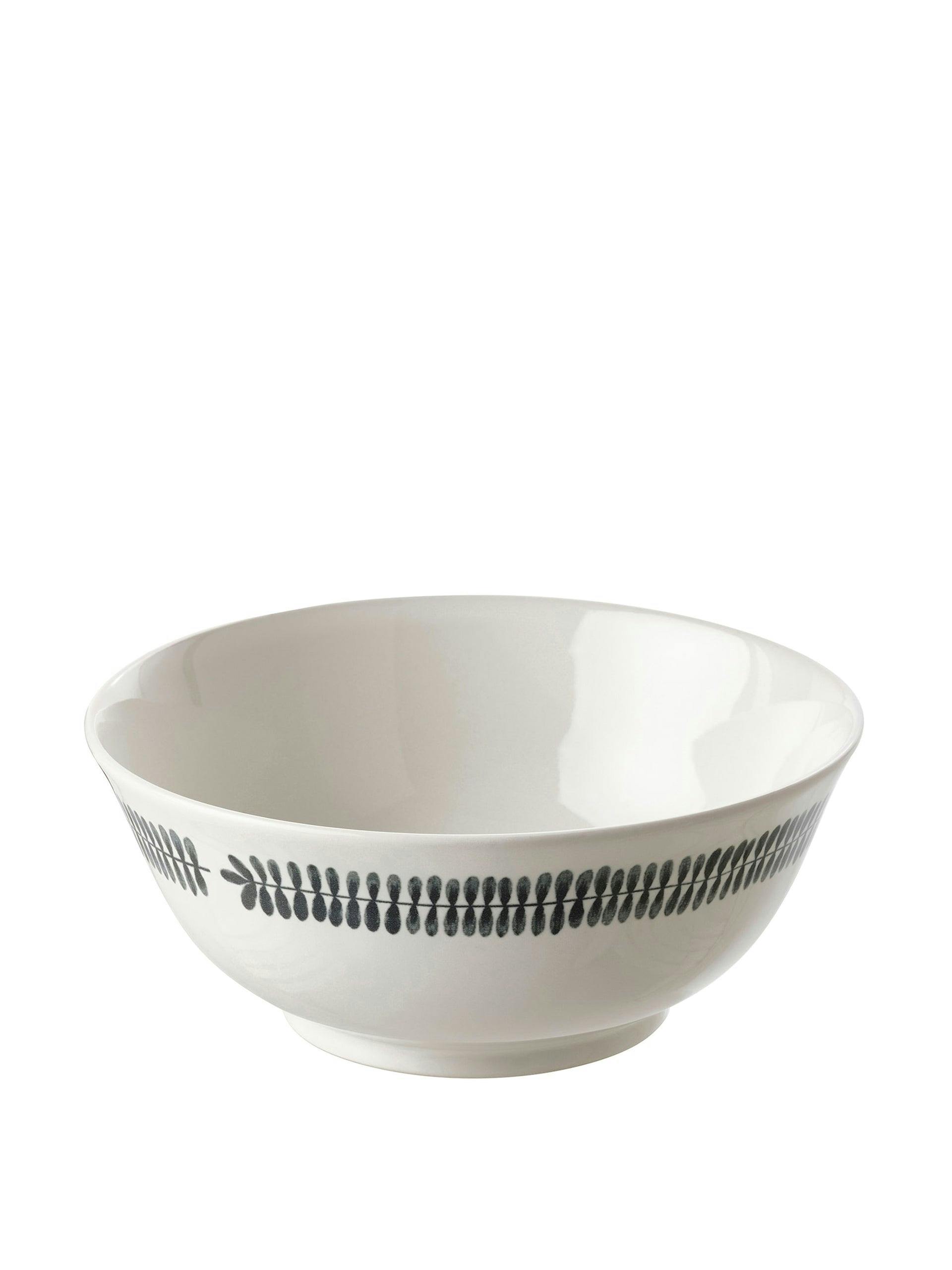 White patterned bowl