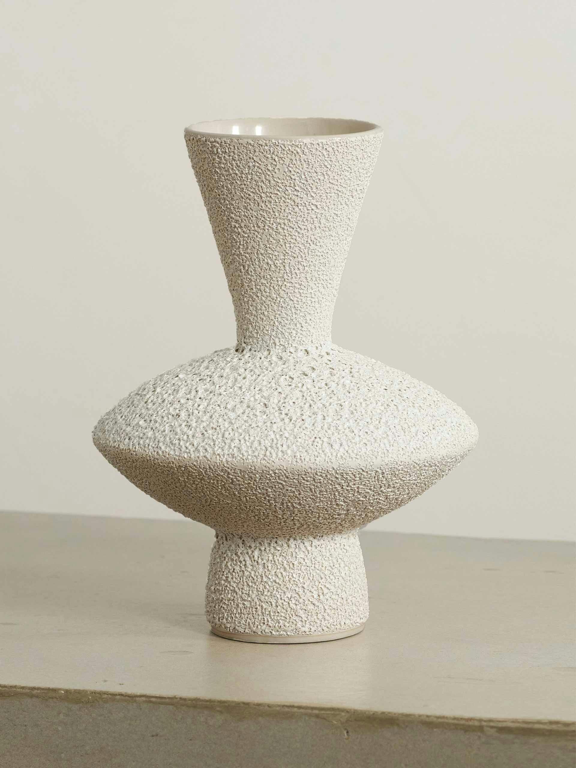 Stevie glazed ceramic vase