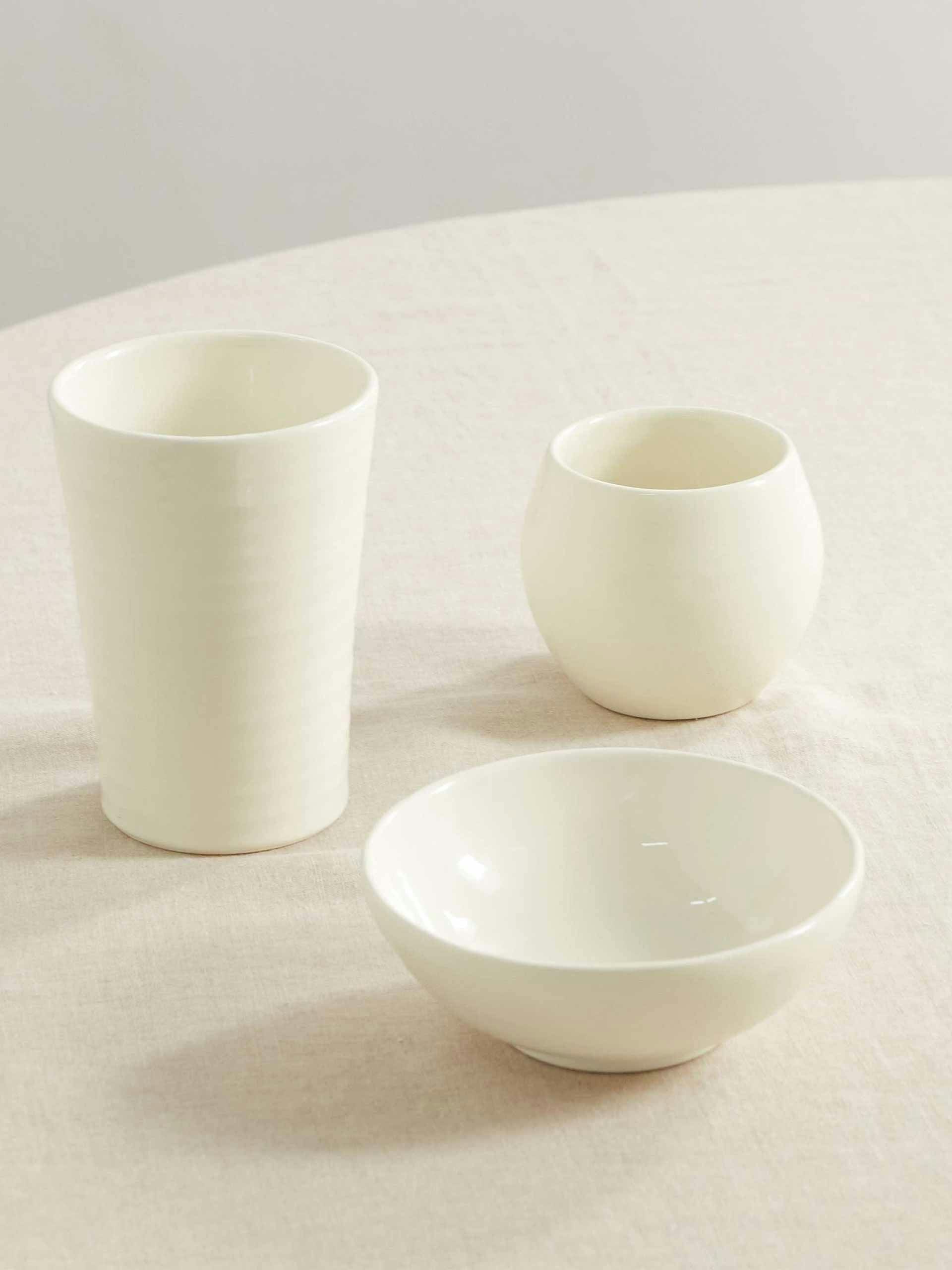 Ceramic bowls, (set of 3)