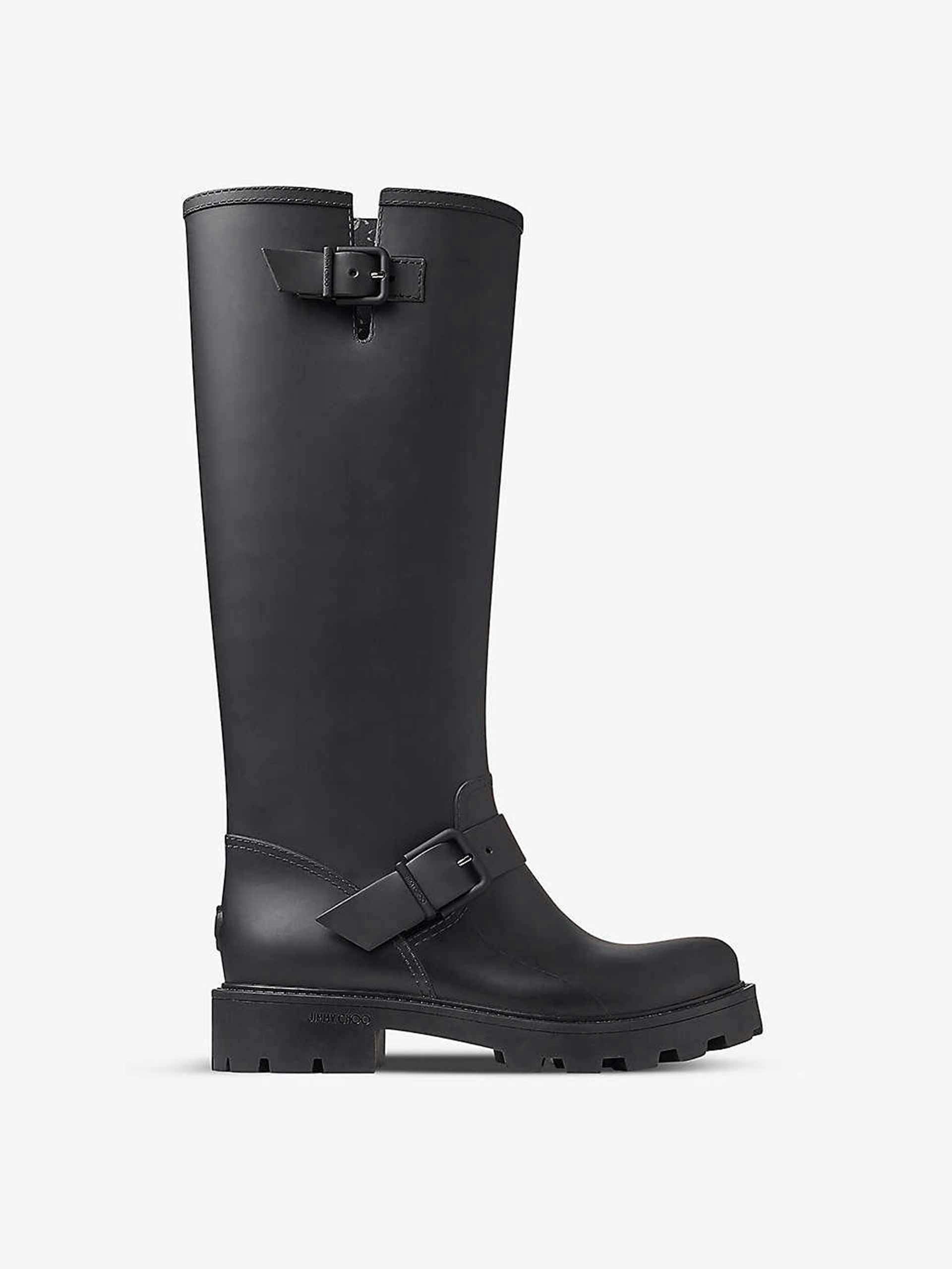 Yael buckle-embellished rubber boots