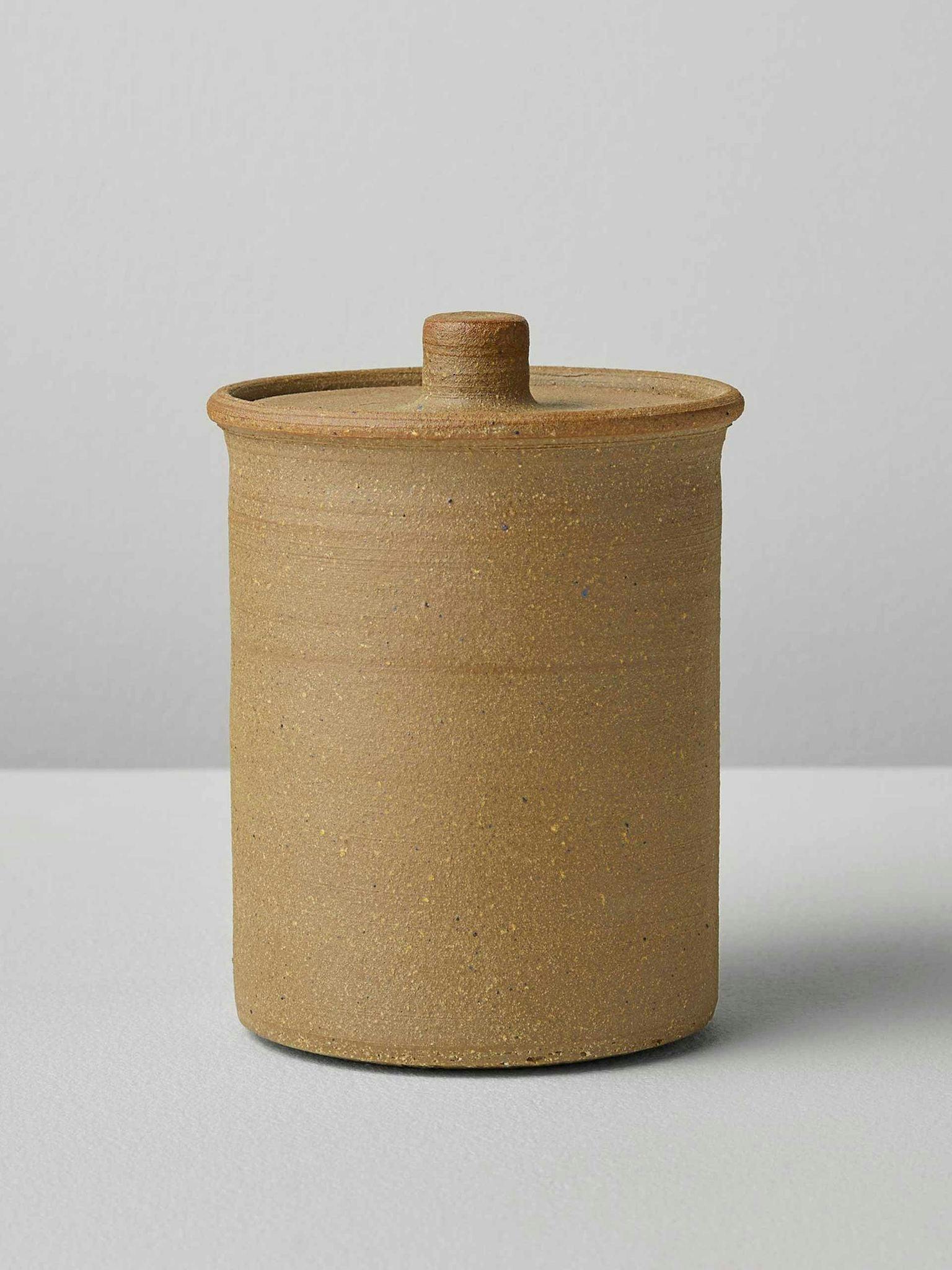 Pottery sourdough jar